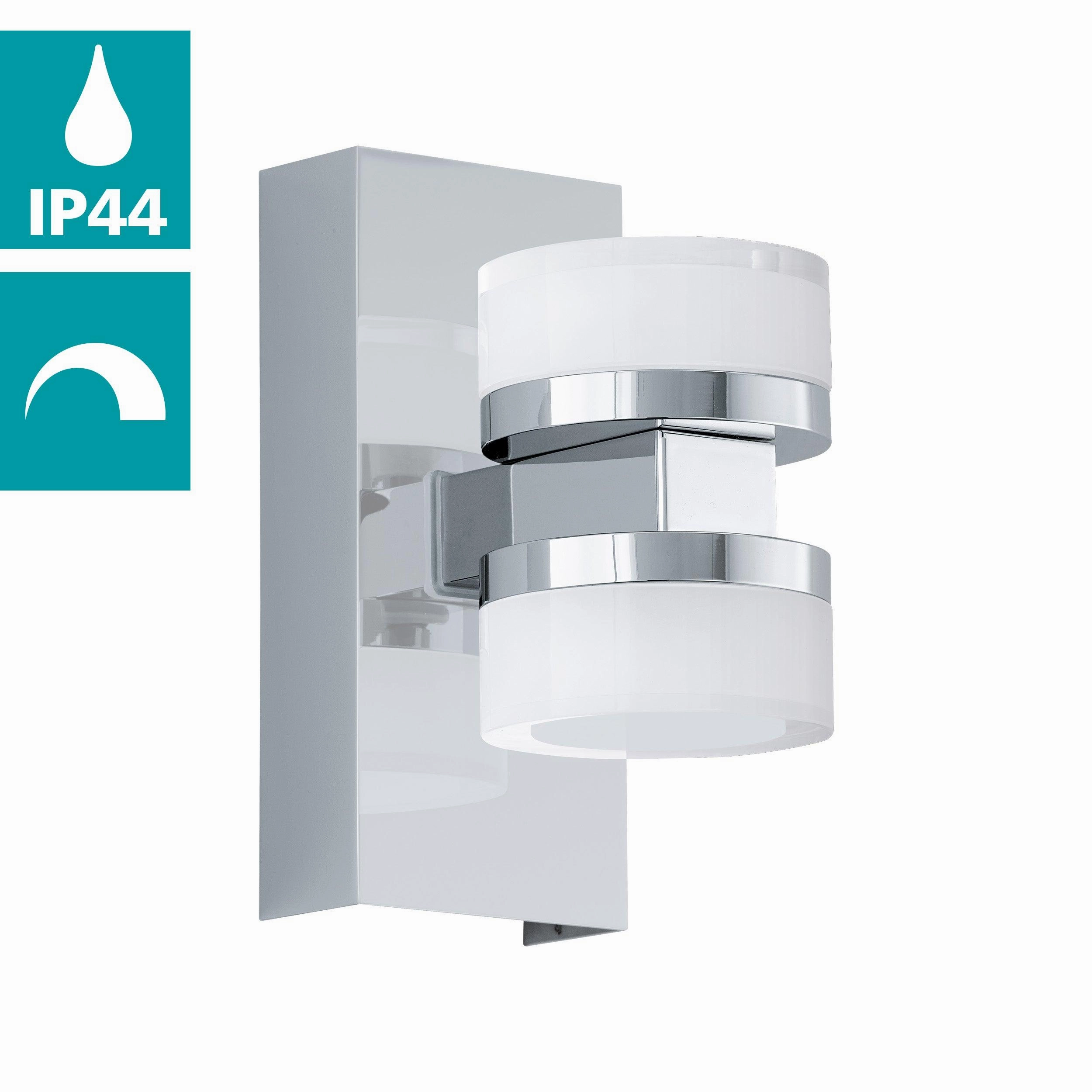 Eglo Romendo 1 Chrome LED Bathroom Wall light - IP44