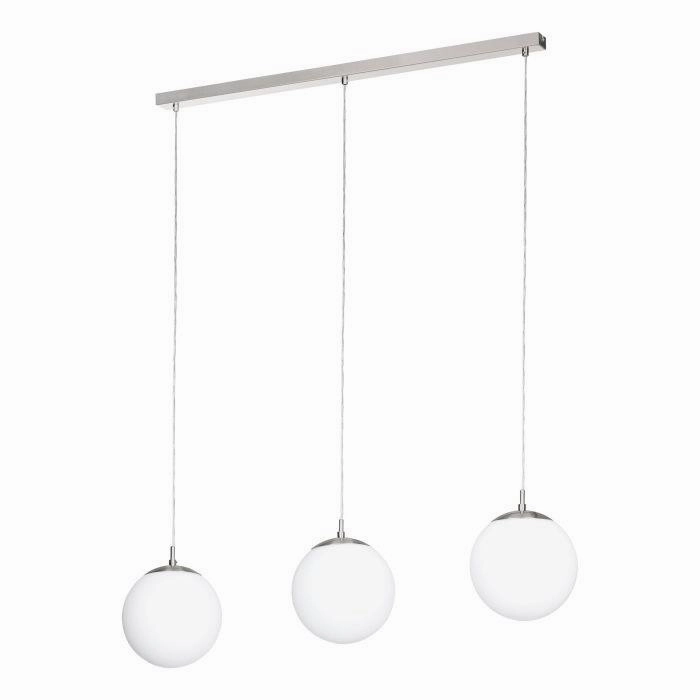 Eglo Rondo 3 Light Opal Glass Diffusers Ceiling Pendant