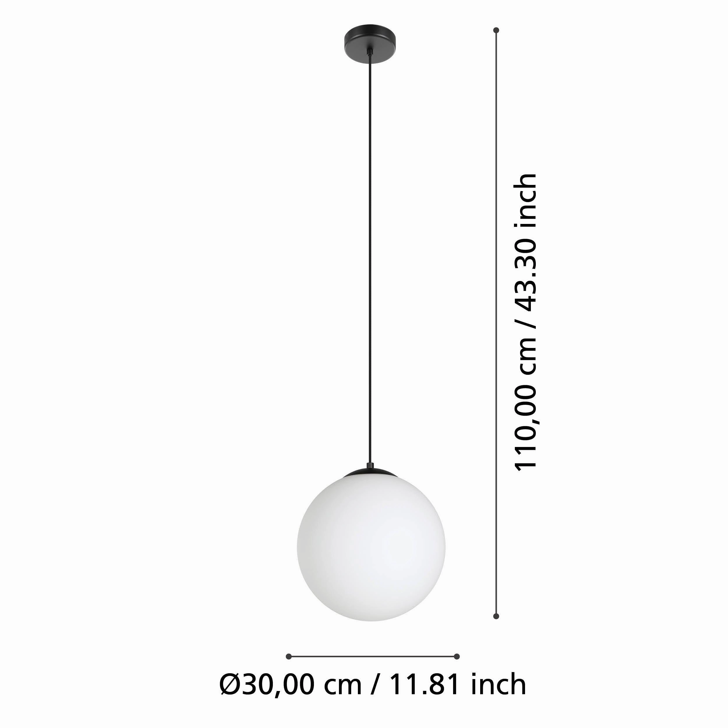 Eglo Rondo 3 Opal Glass Sphere Ceiling Pendant