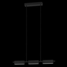 Eglo Rovira Black 3 Light LED Ceiling Pendant sleek LED ceiling lamp
