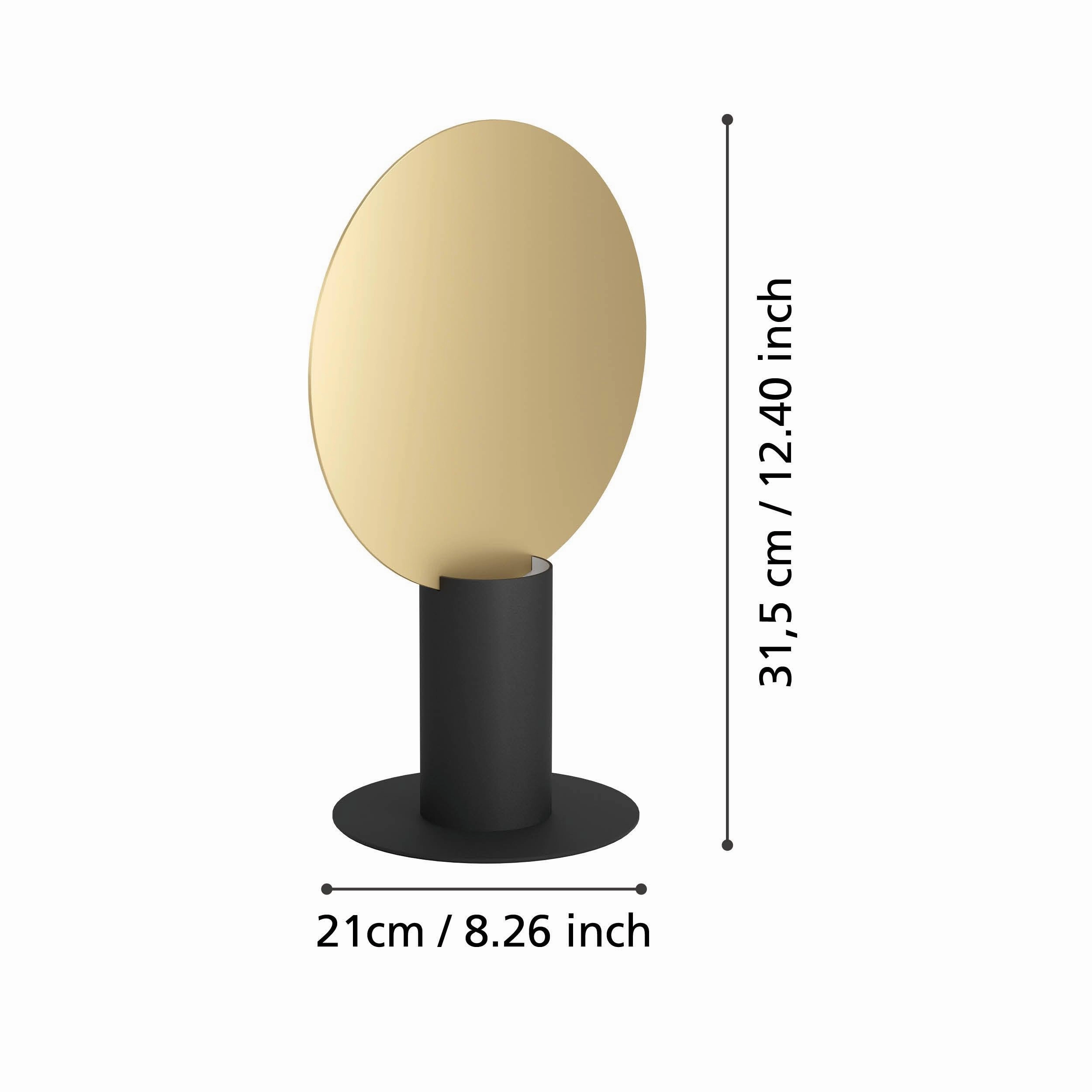 Eglo Sarona Black & Gold Table Lamp