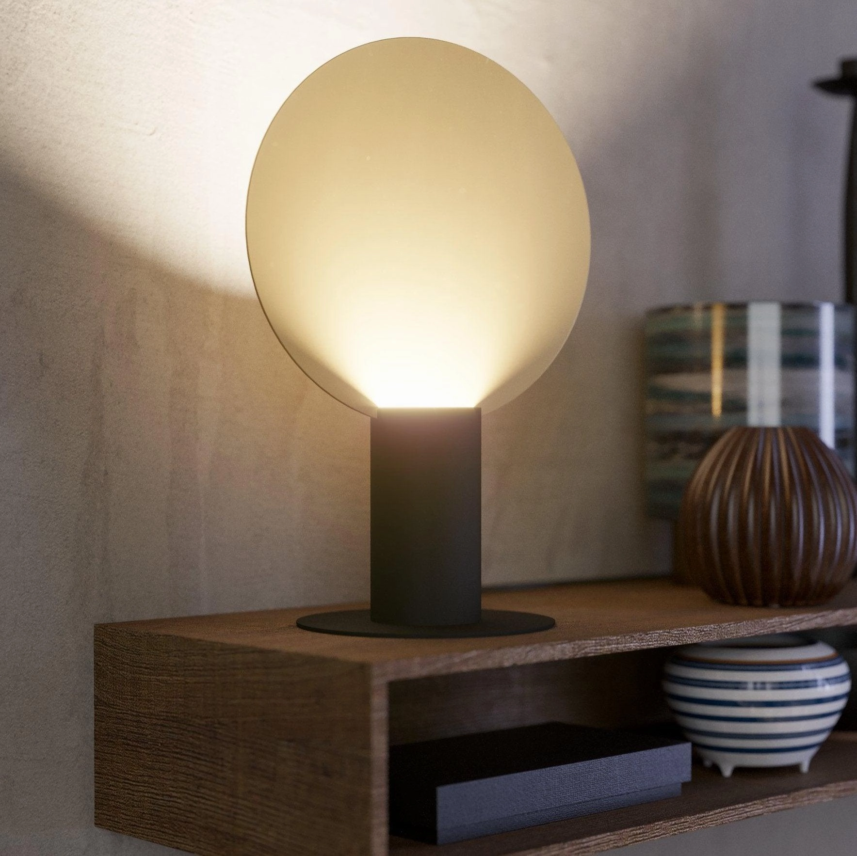 Eglo Sarona Black & Gold Table Lamp energy-saving LED light