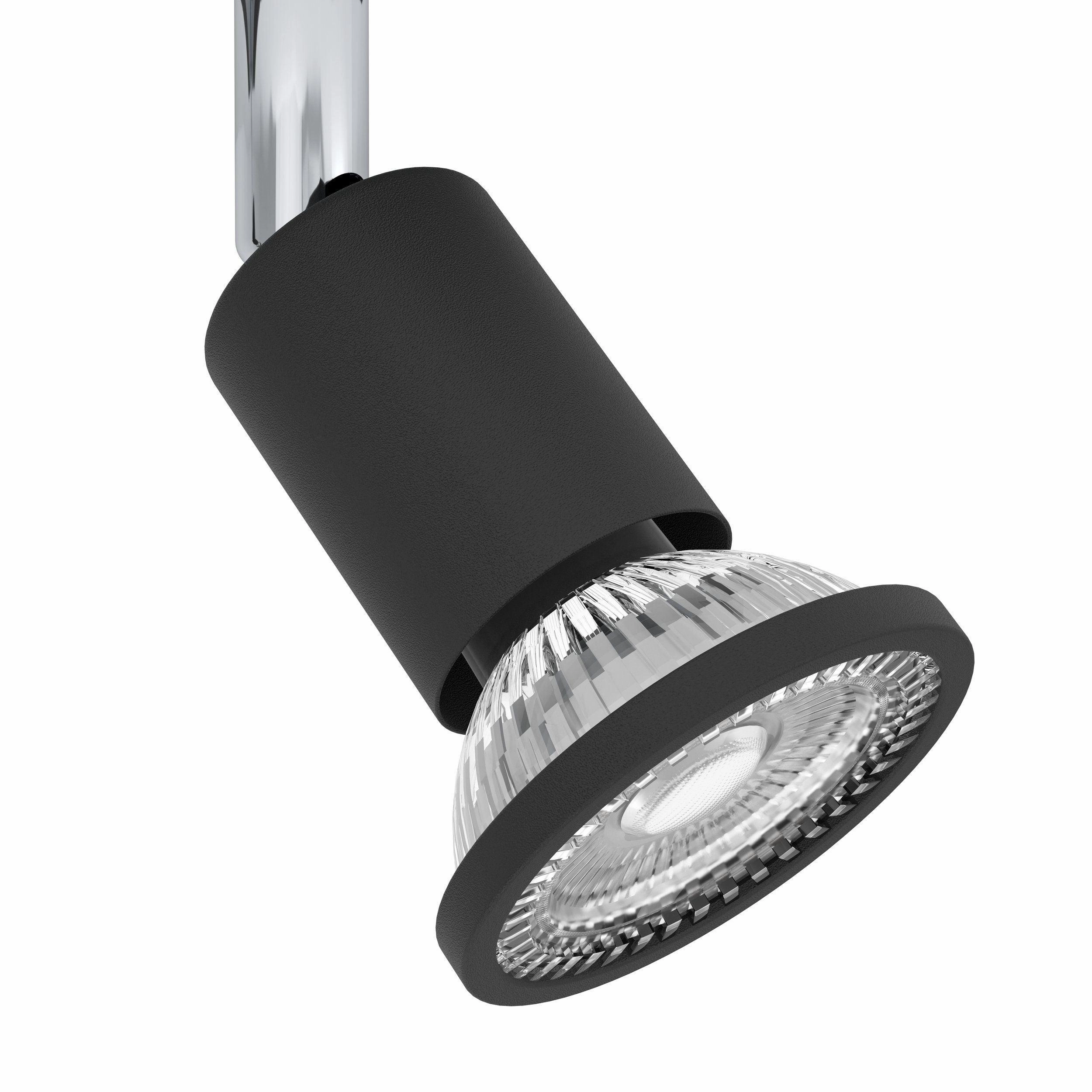 Eglo Sarria Black & Chrome 2 Light Bar Spotlight
