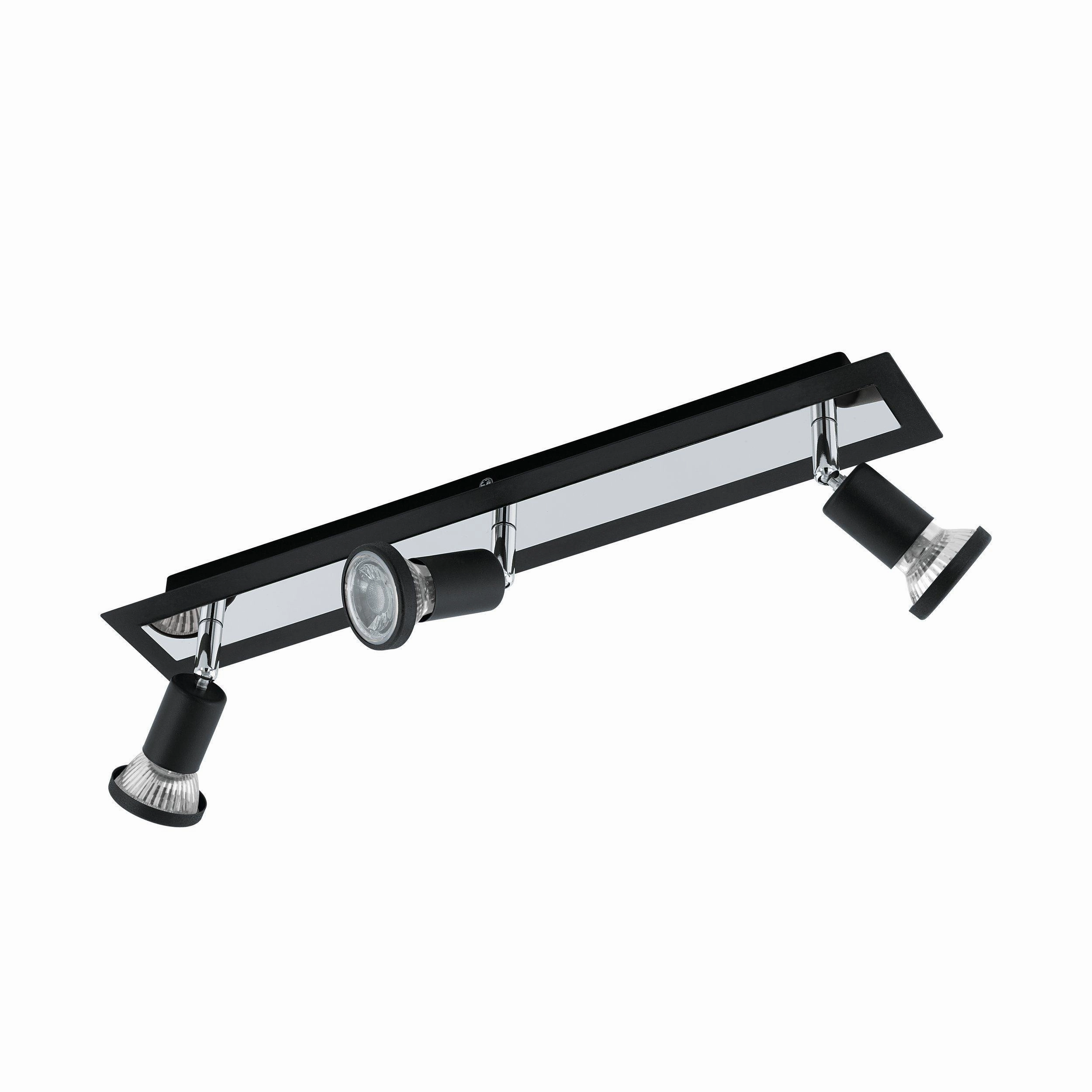 Eglo Sarria Black & Chrome 3 Light Bar Spotlight