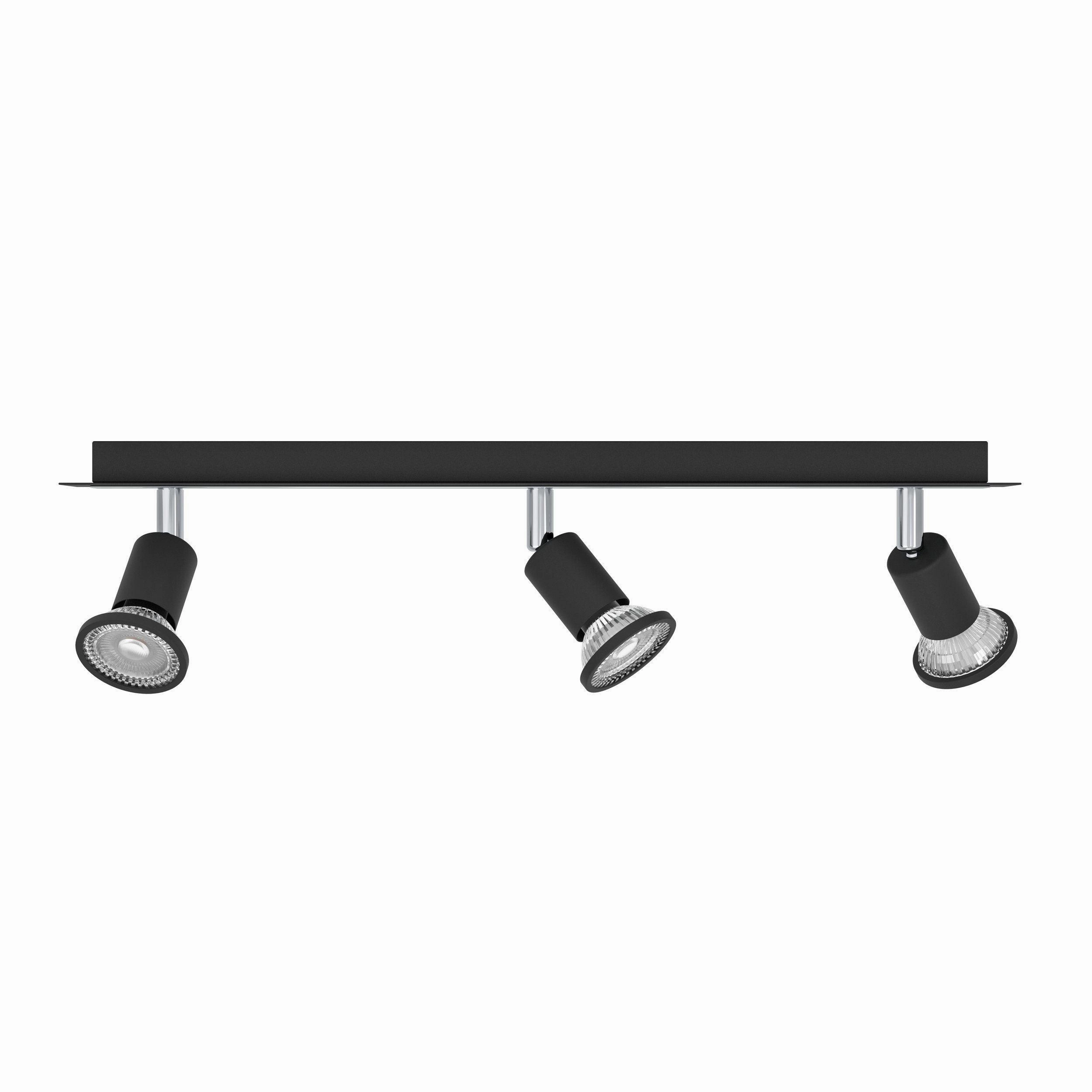 Eglo Sarria Black & Chrome 3 Light Bar Spotlight