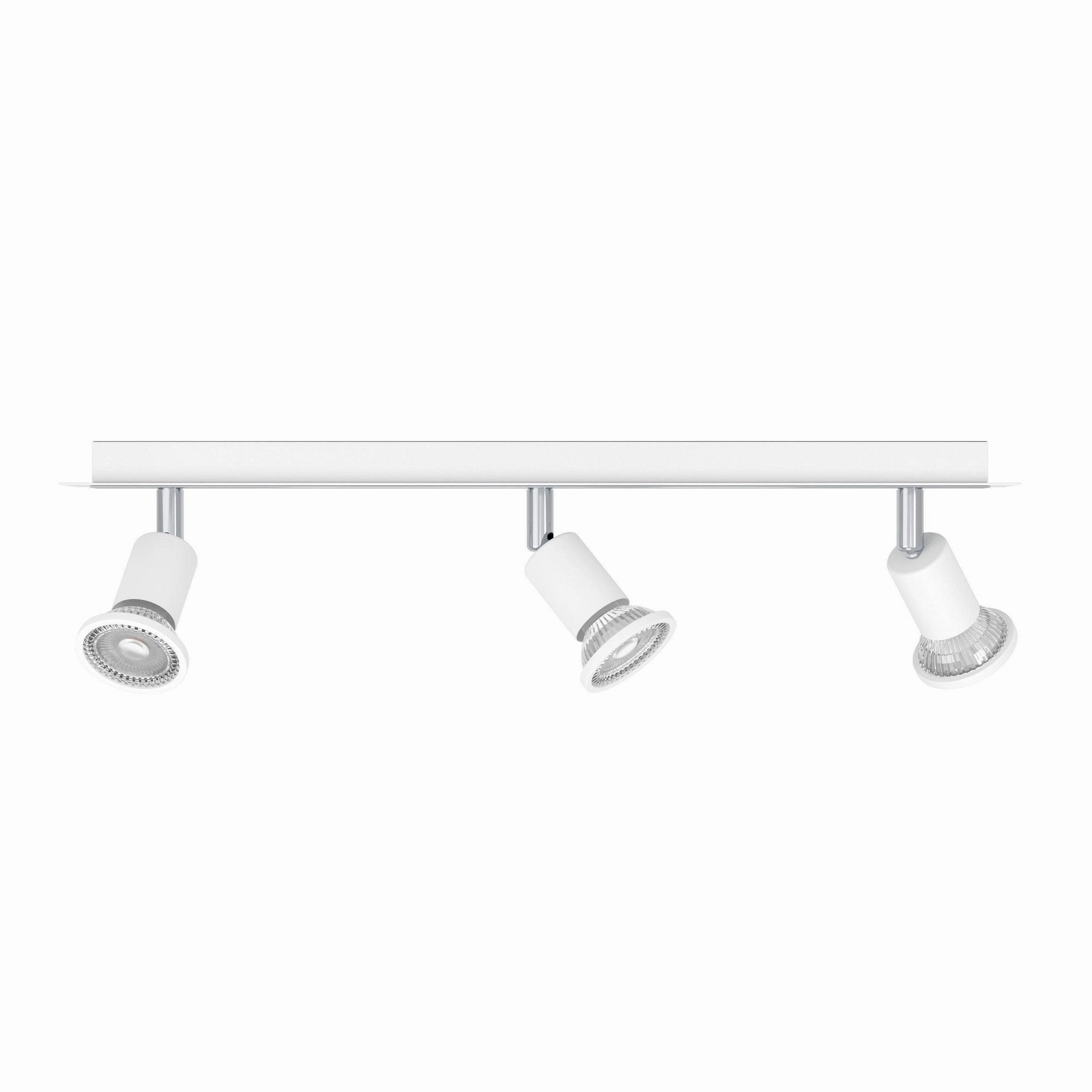Eglo Sarria White & Chrome 3 Light Bar Spotlight