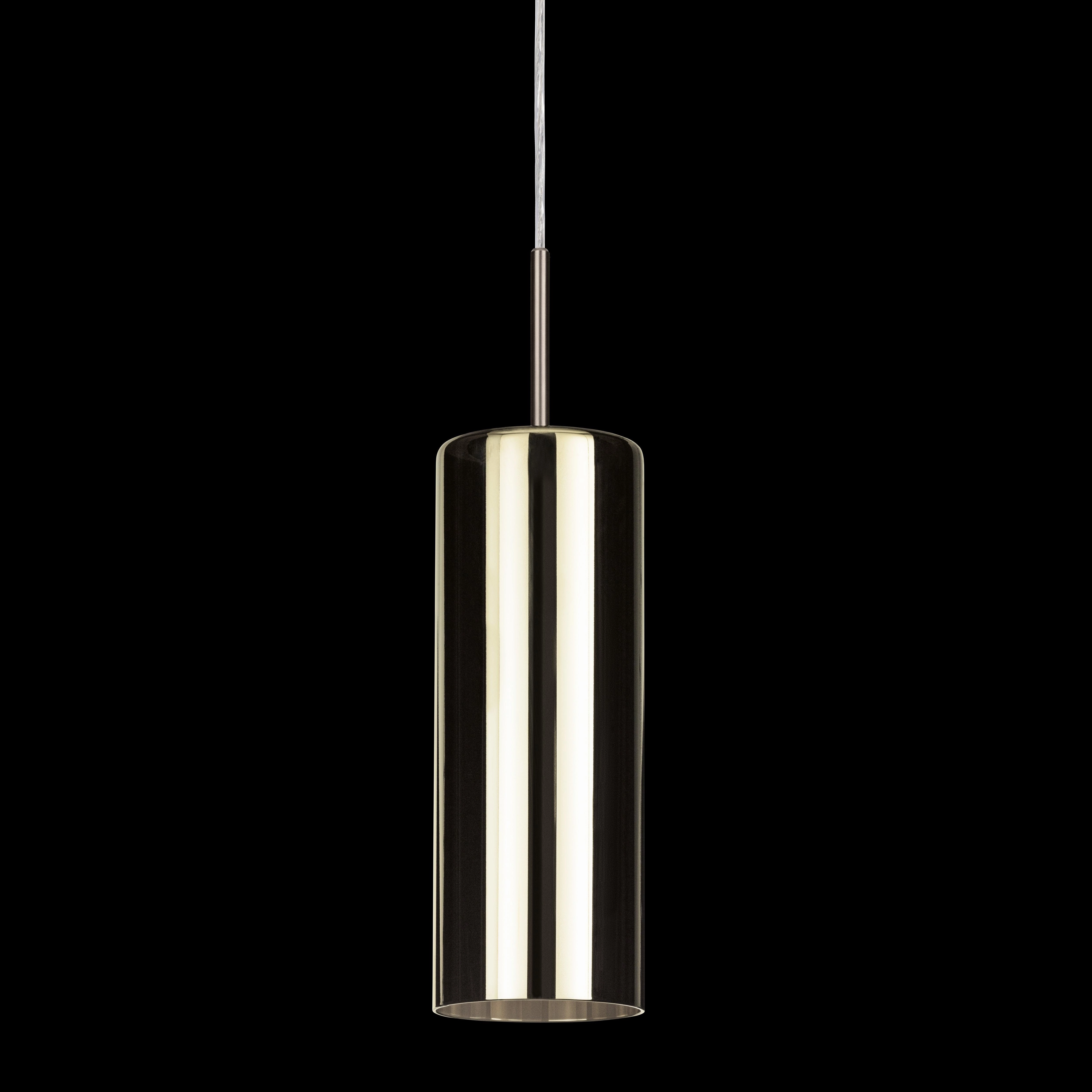 Eglo Selvino Cylindrical Copper Coated Glass Ceiling Pendant