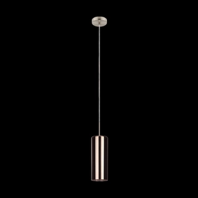 Eglo Selvino Cylindrical Copper Coated Glass Ceiling Pendant - 10cm flush mount ceiling fixture