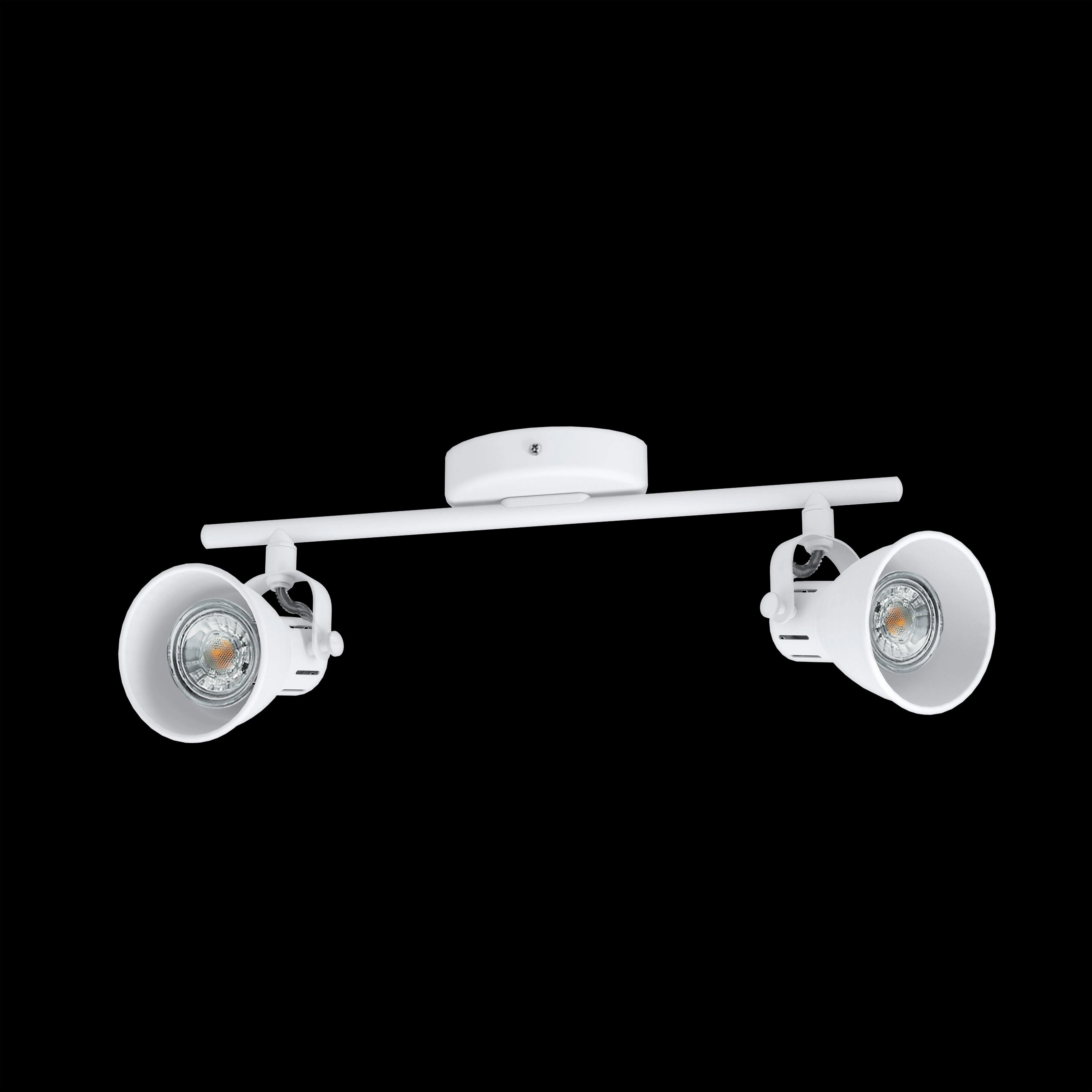 Eglo Seras 1 White 2 Light Bar Spotlight