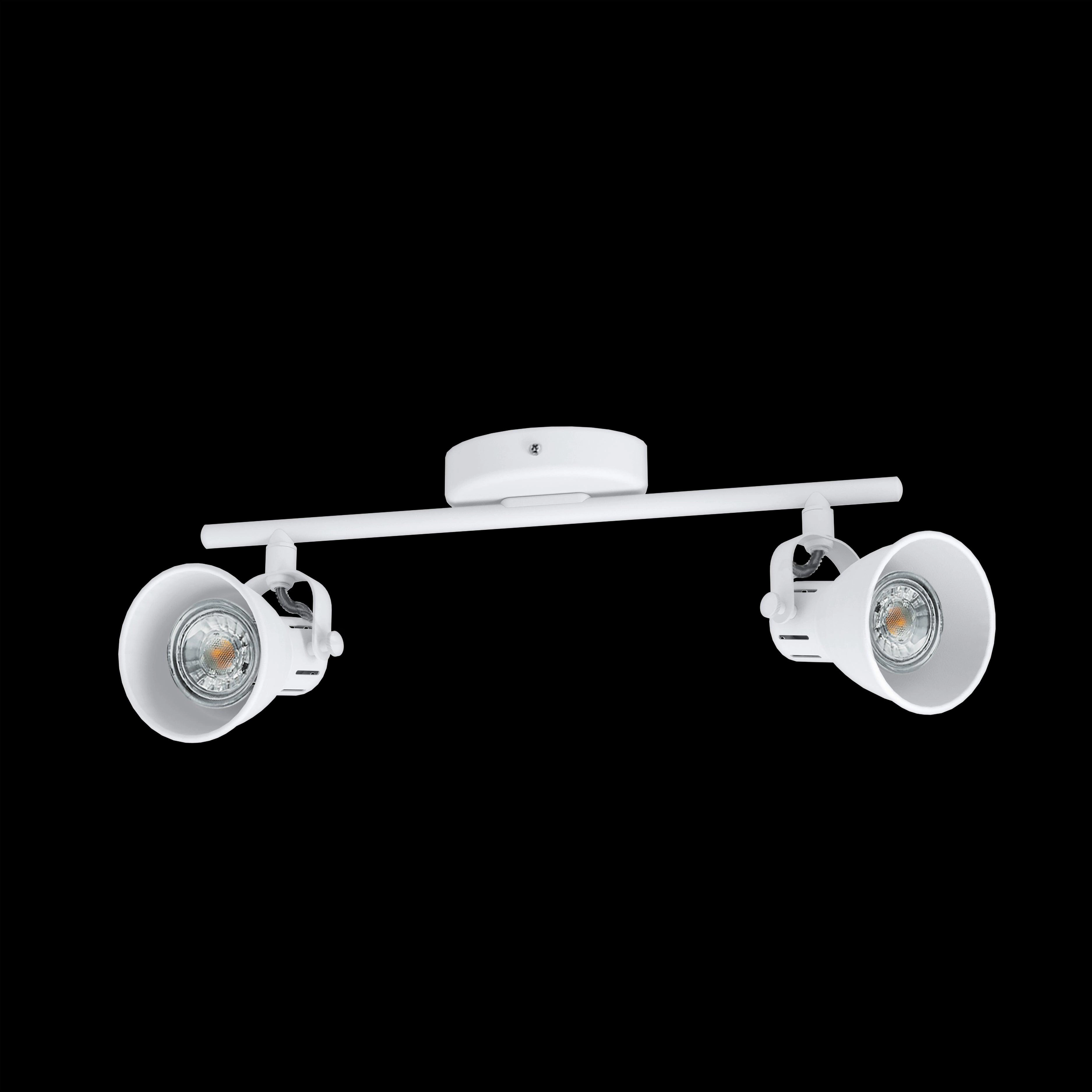 Eglo Seras 1 White 2 Light Bar Spotlight