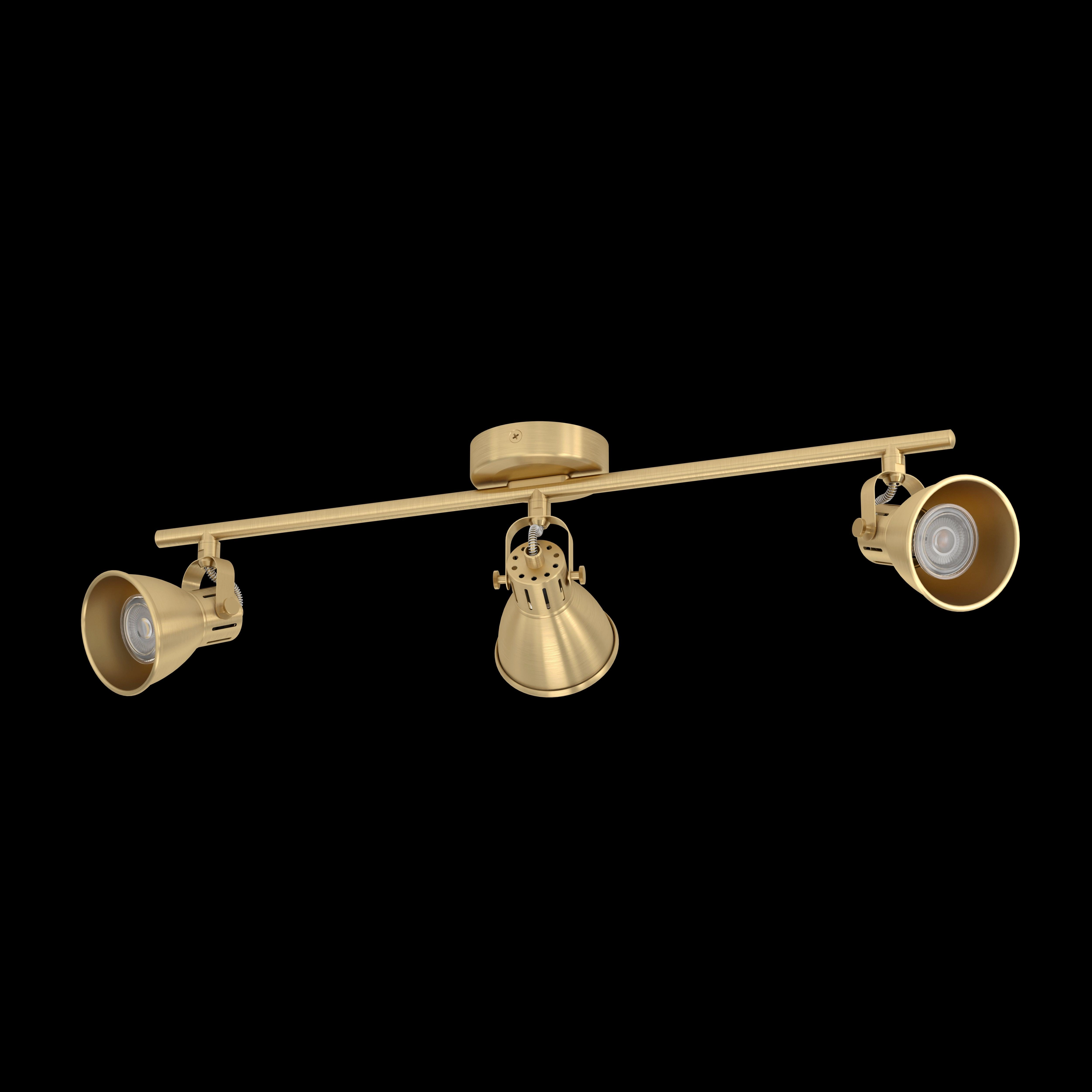 Eglo Seras Brass 3 Light Bar Spotlight