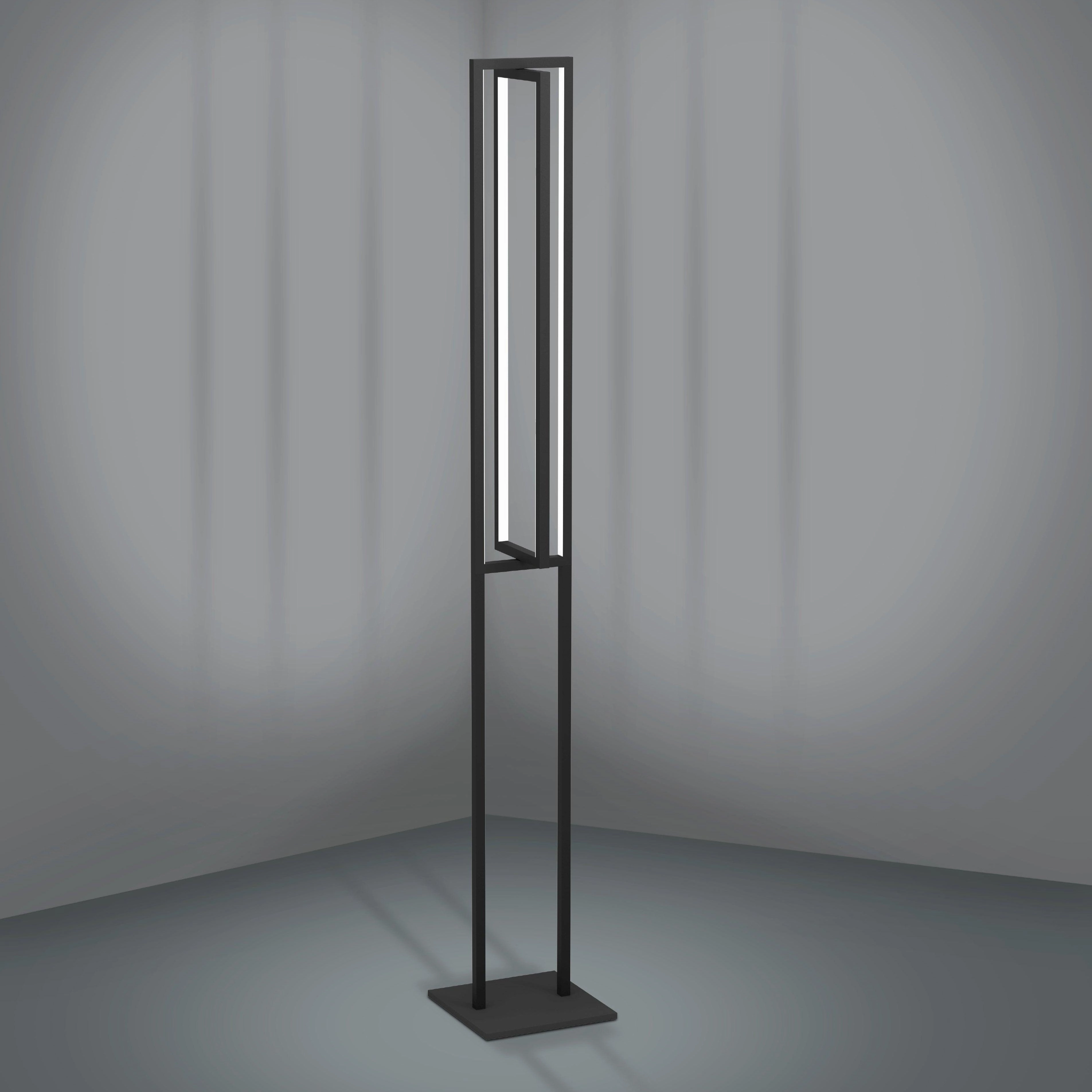 Eglo Siberia Modern Black Framed LED Floor Lamp