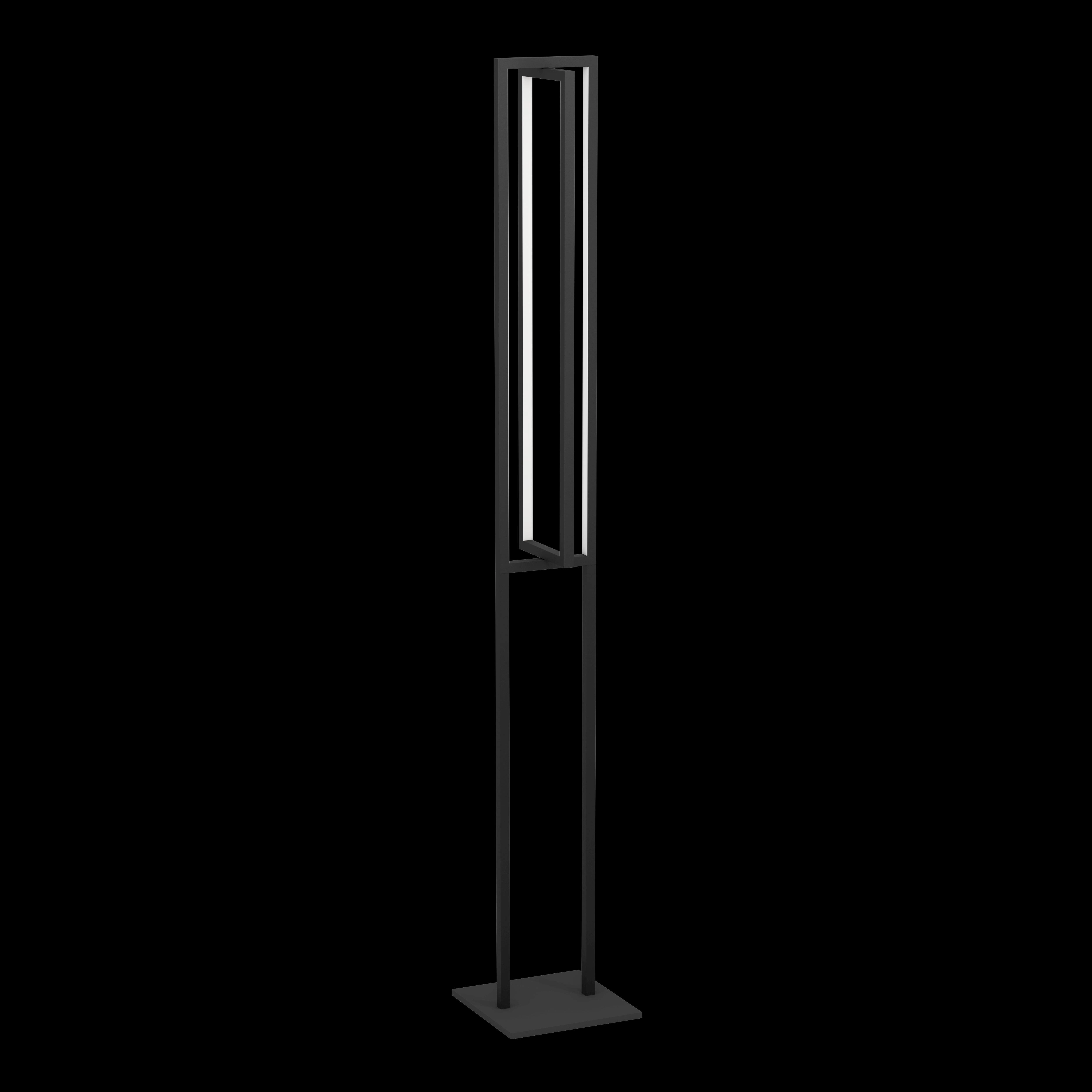 Eglo Siberia Modern Black Framed LED Floor Lamp