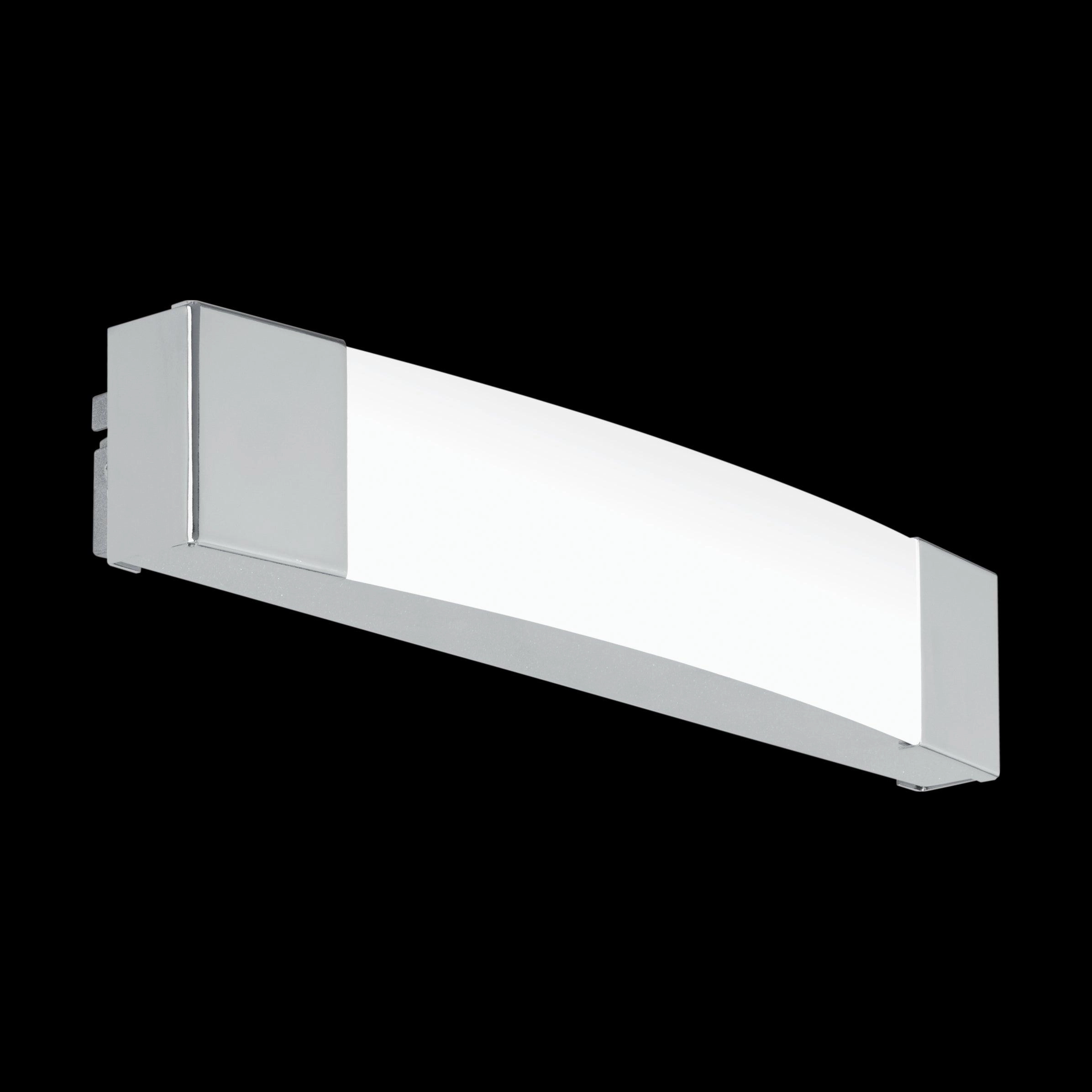 Eglo Siderno IP44 Chrome LED Bathroom Wall / Mirror Light - 35cm