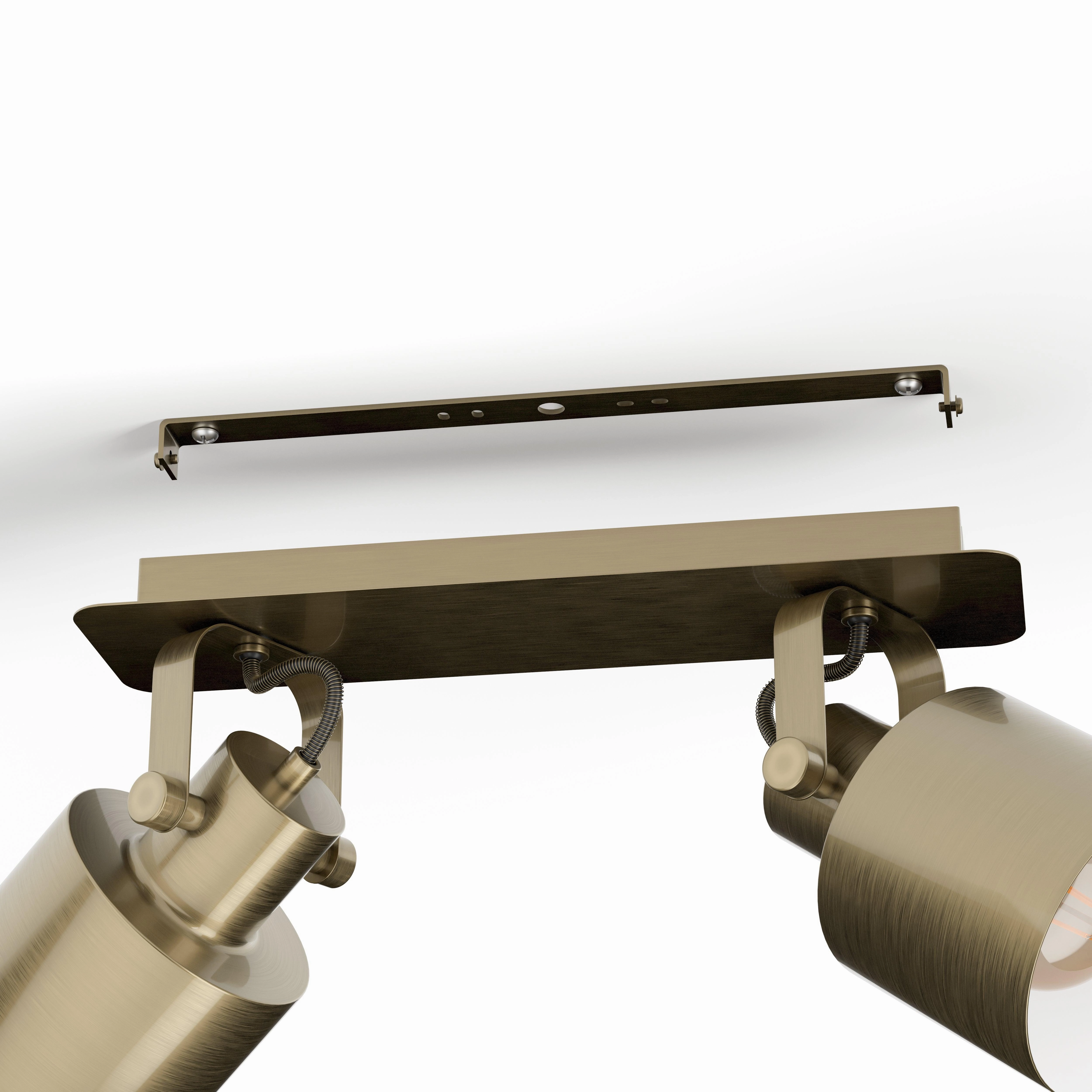 Eglo Southery Gold 2 Light Bar Spotlight