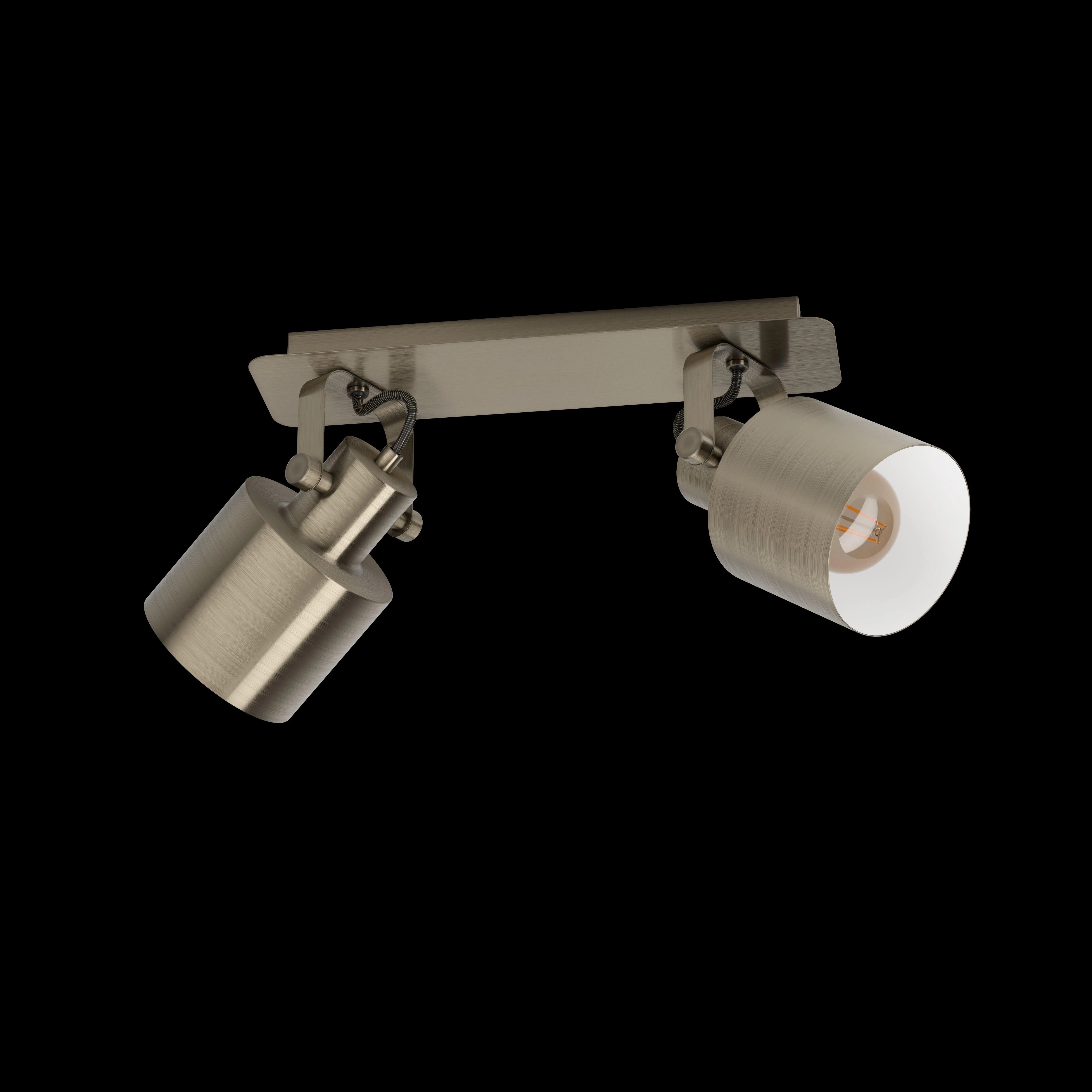Eglo Southery Gold 2 Light Bar Spotlight
