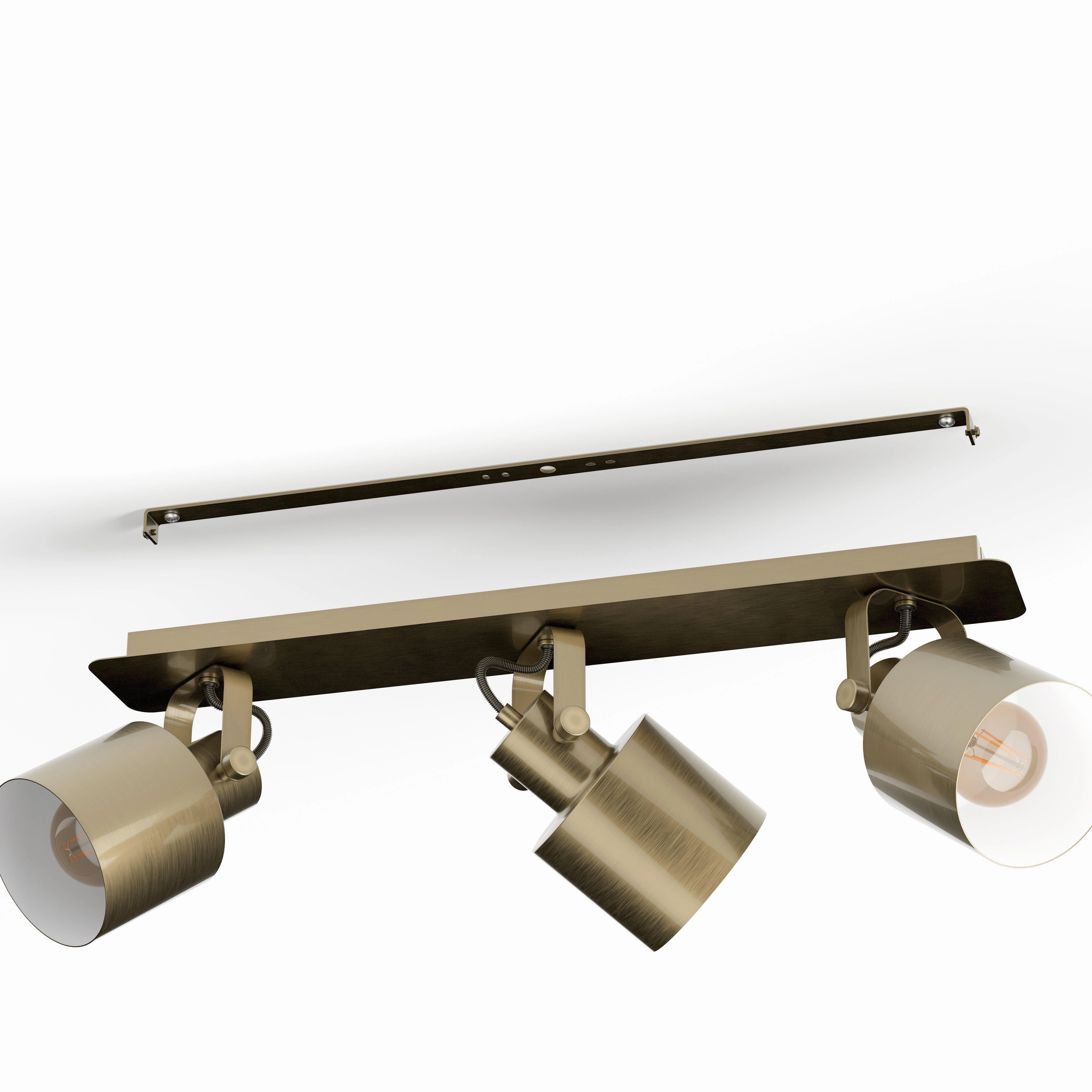 Eglo Southery Gold 3 Light Bar Spotlight