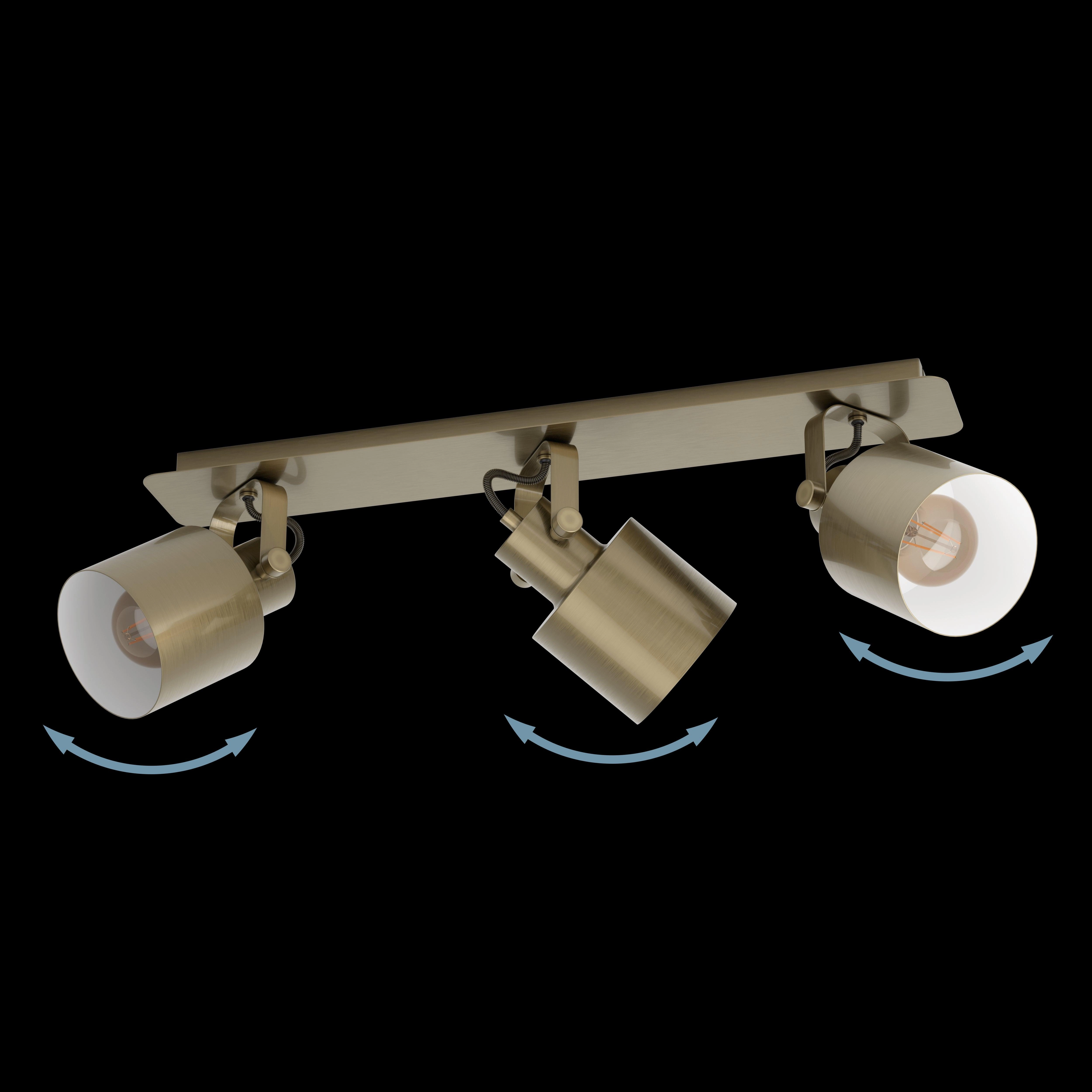 Eglo Southery Gold 3 Light Bar Spotlight