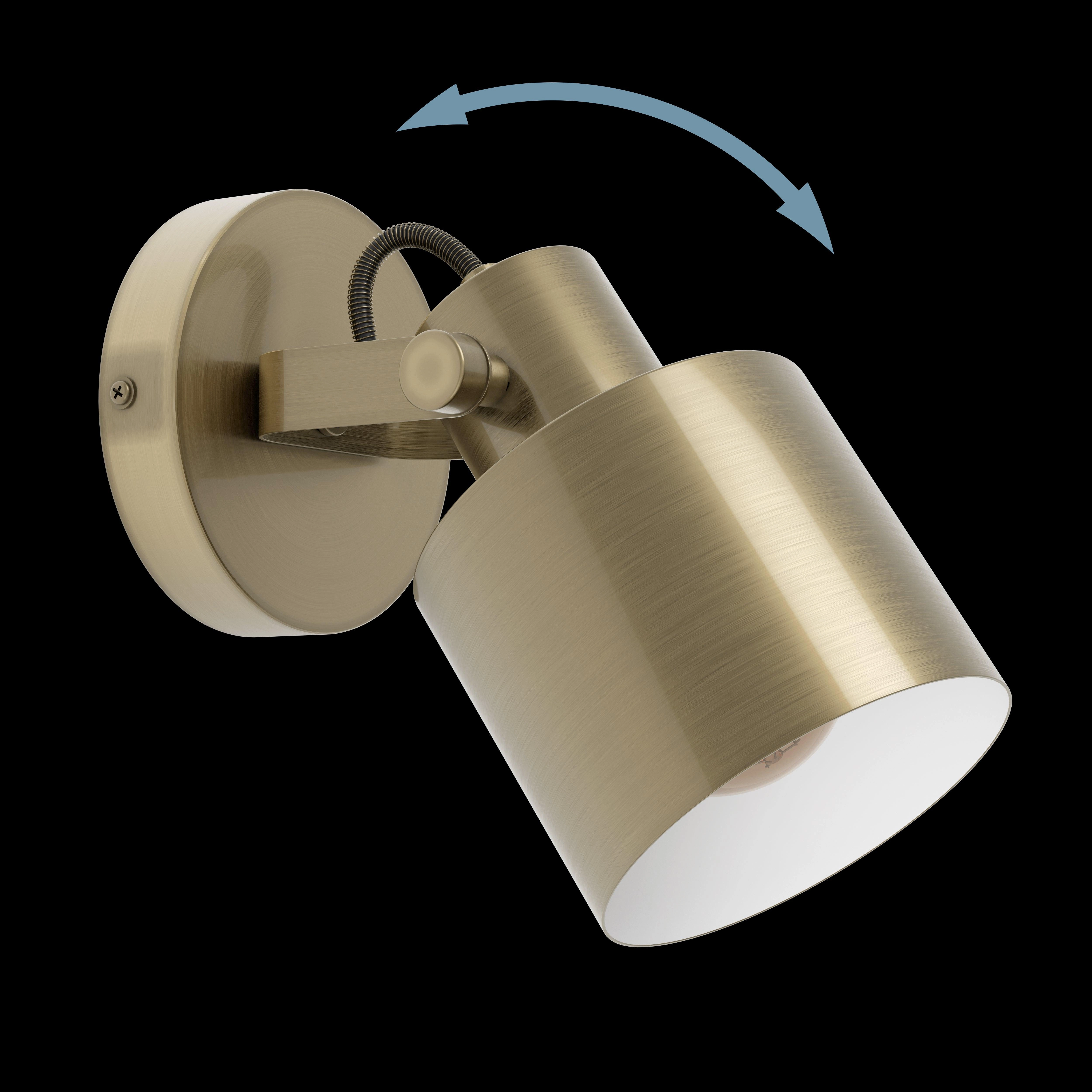 Eglo Southery Gold Wall Spotlight