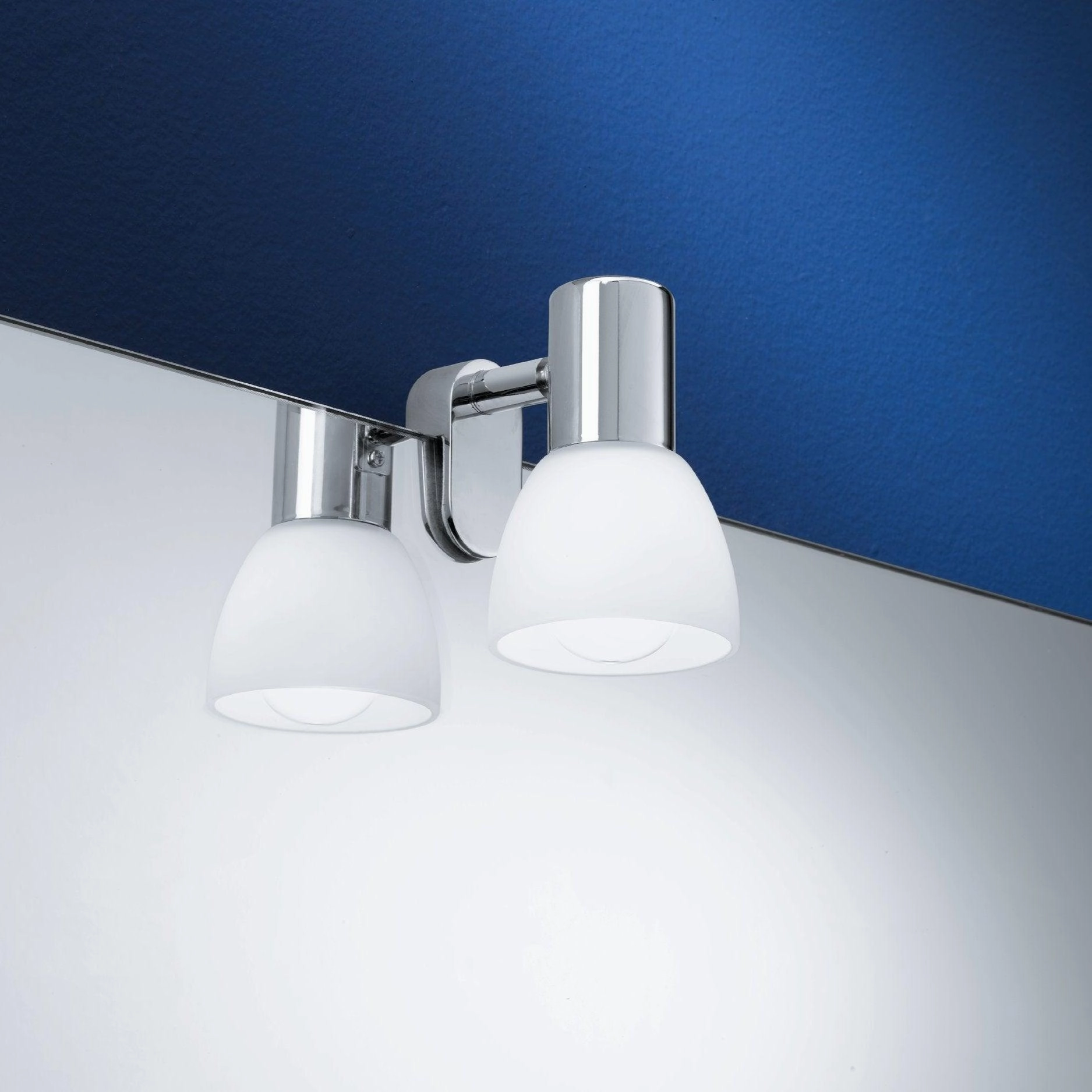 Eglo Sticker IP20 Chrome Bathroom Wall / Mirror Light