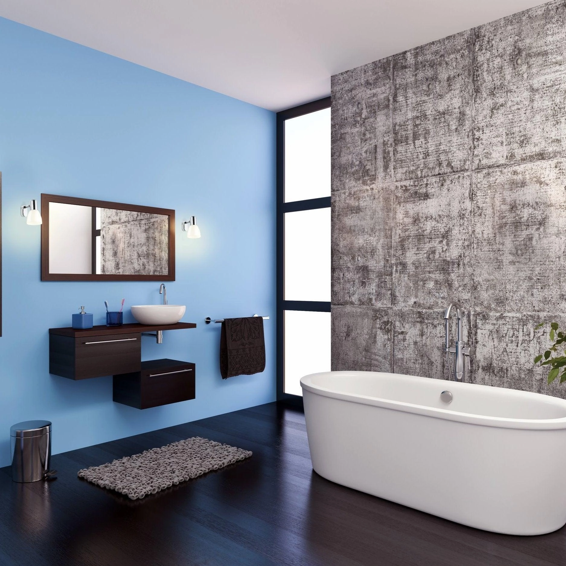 Eglo Sticker IP20 Chrome Bathroom Wall / Mirror Light