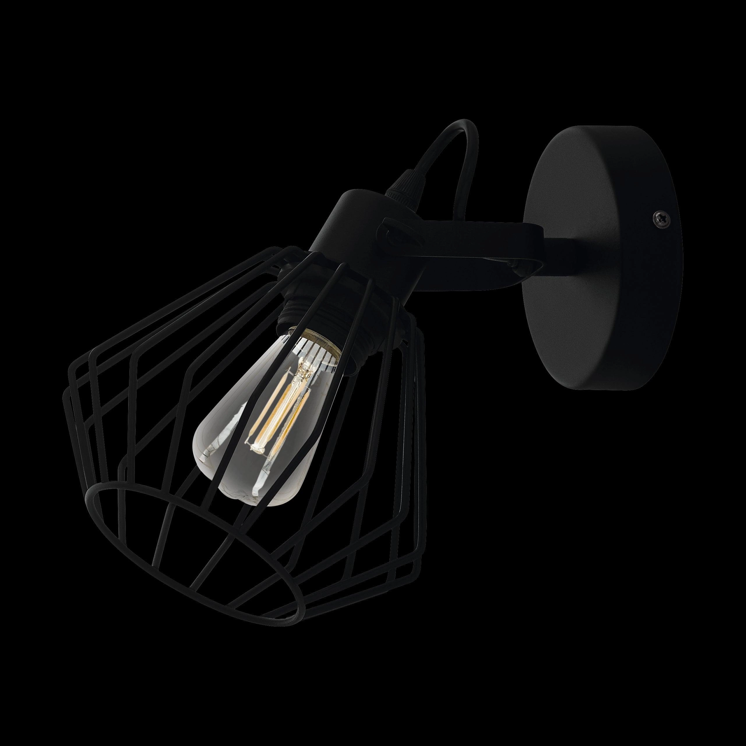Eglo Tabillano Black Wire Wall Spotlight