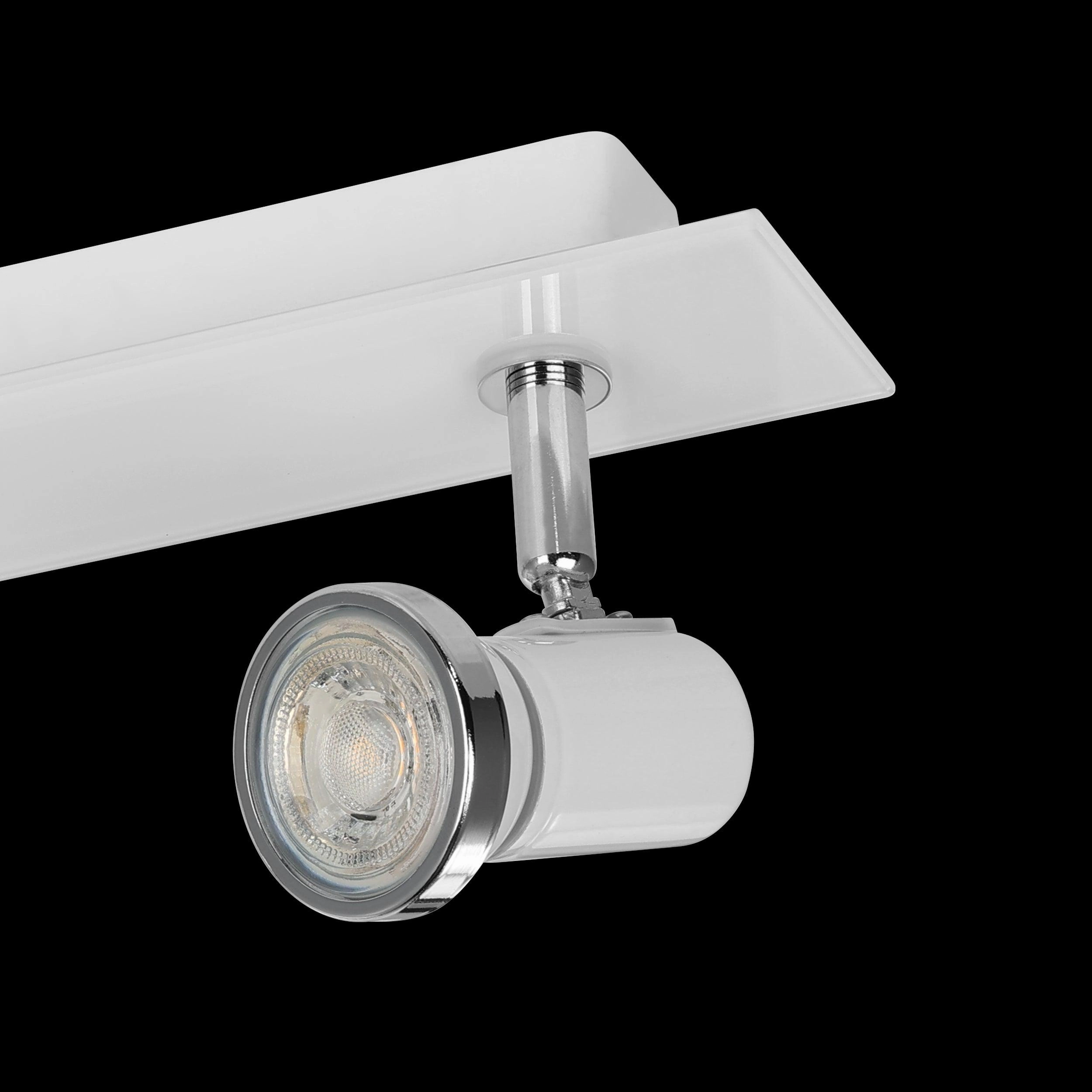 Eglo Tamara 1 White & Chrome 3 Light Bathroom Spotlight Bar
