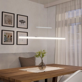 Eglo Tarandell LED Chrome Slim Adjustable Ceiling Pendant flush mount ceiling fixture