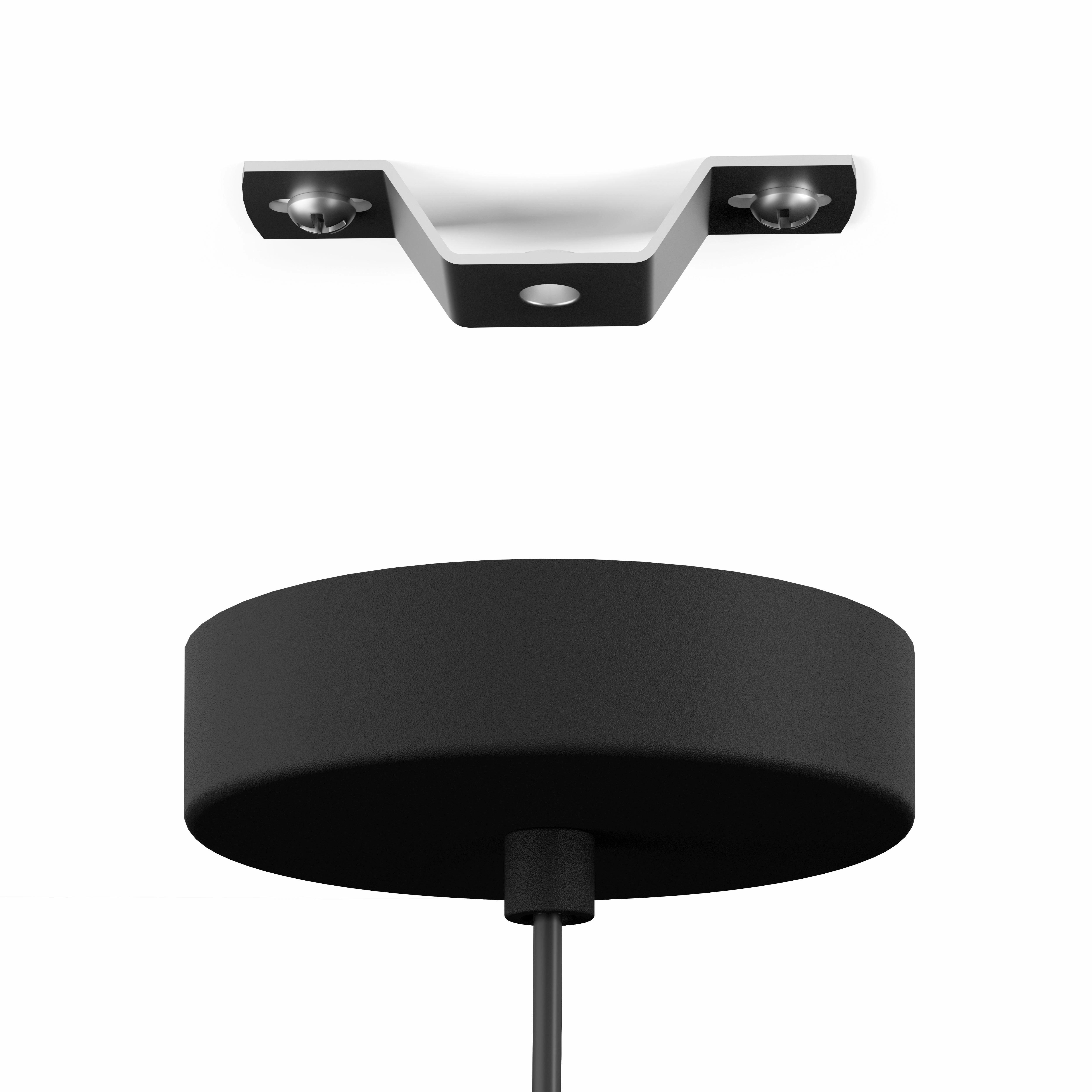 Eglo Tarle 3 Light Black Wire Cage Ceiling Pendant
