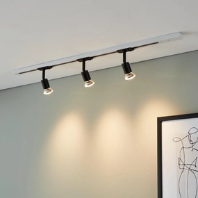 Eglo Tb Buzz Black Track Light System Spotlight tall arc lamp for living room