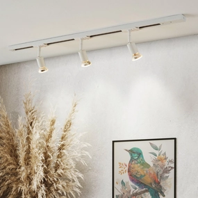 Eglo Tb Buzz White Track Light System Spotlight tall arc lamp for living room