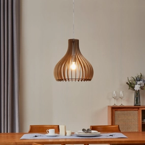 Eglo Tindori Light Wood Ceiling Pendant sleek LED ceiling lamp