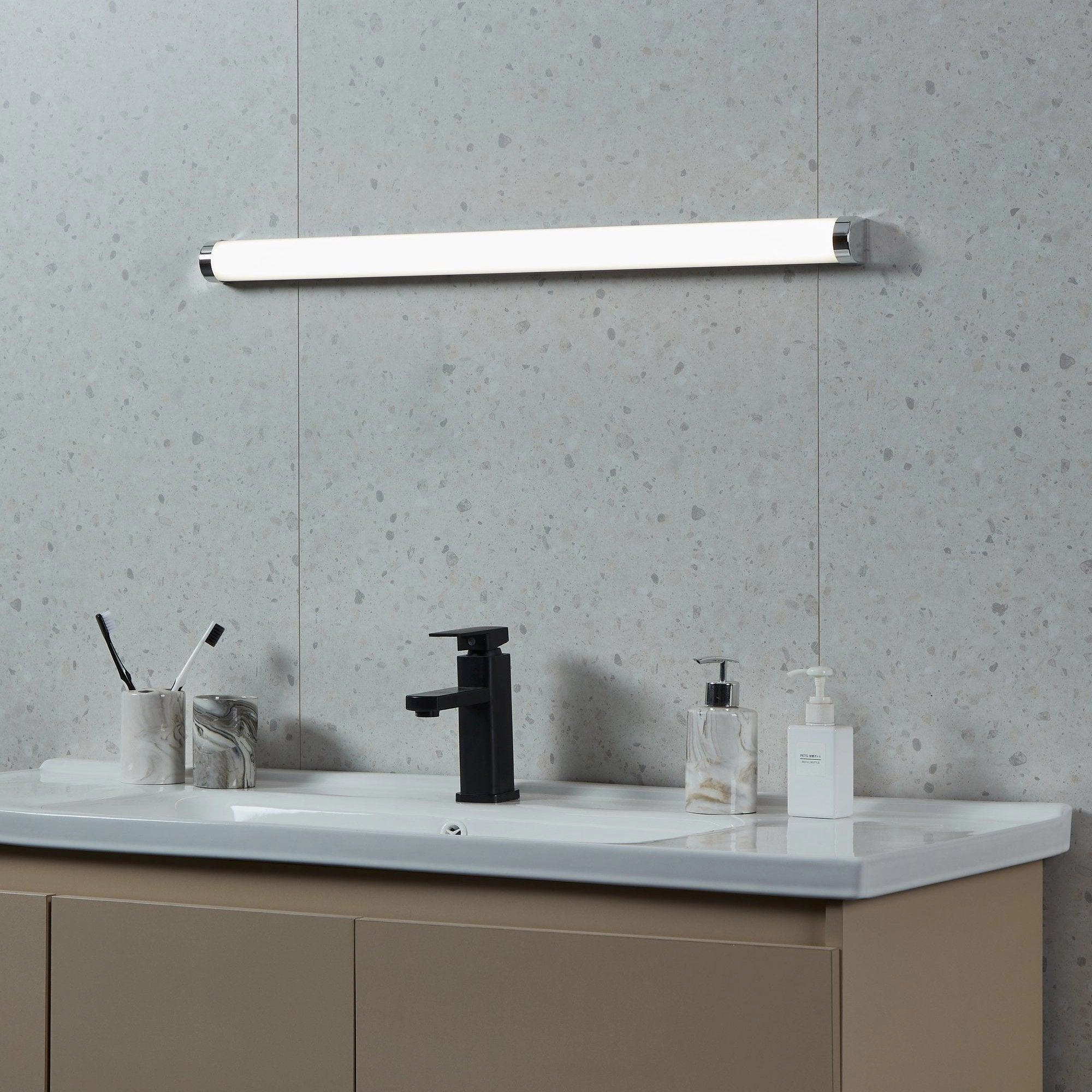 Eglo Tragacete 1 IP44 Chrome Bathroom Wall / Mirror Light 77cm vintage desk lamp