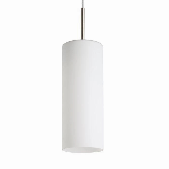 Eglo Troy 3 Three Light White Satin Glass & Nickel Ceiling Pendant