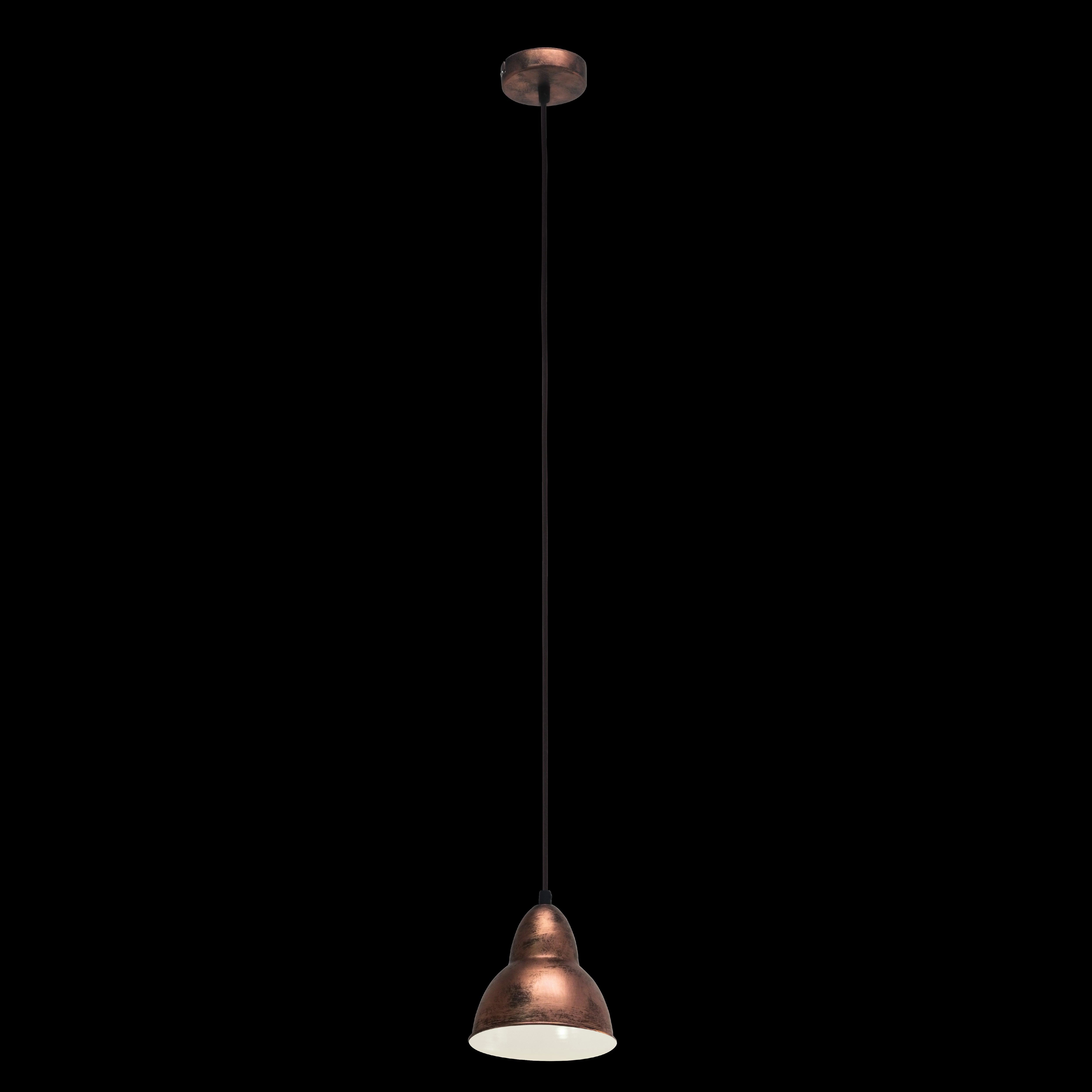 Eglo Truro Conical Copper Ceiling Pendant sleek LED ceiling lamp