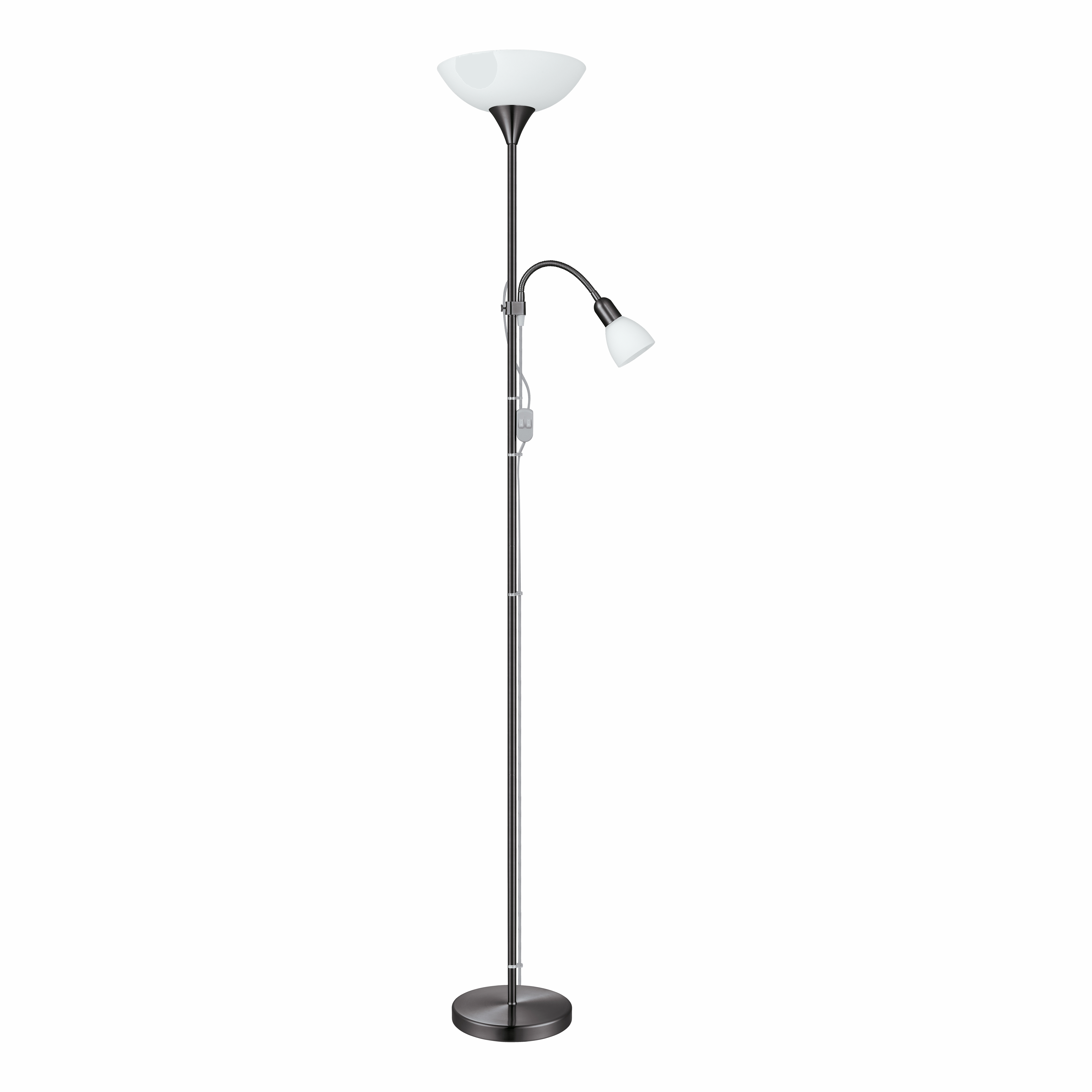 Eglo Up 2 Black Nickel Floor Lamp