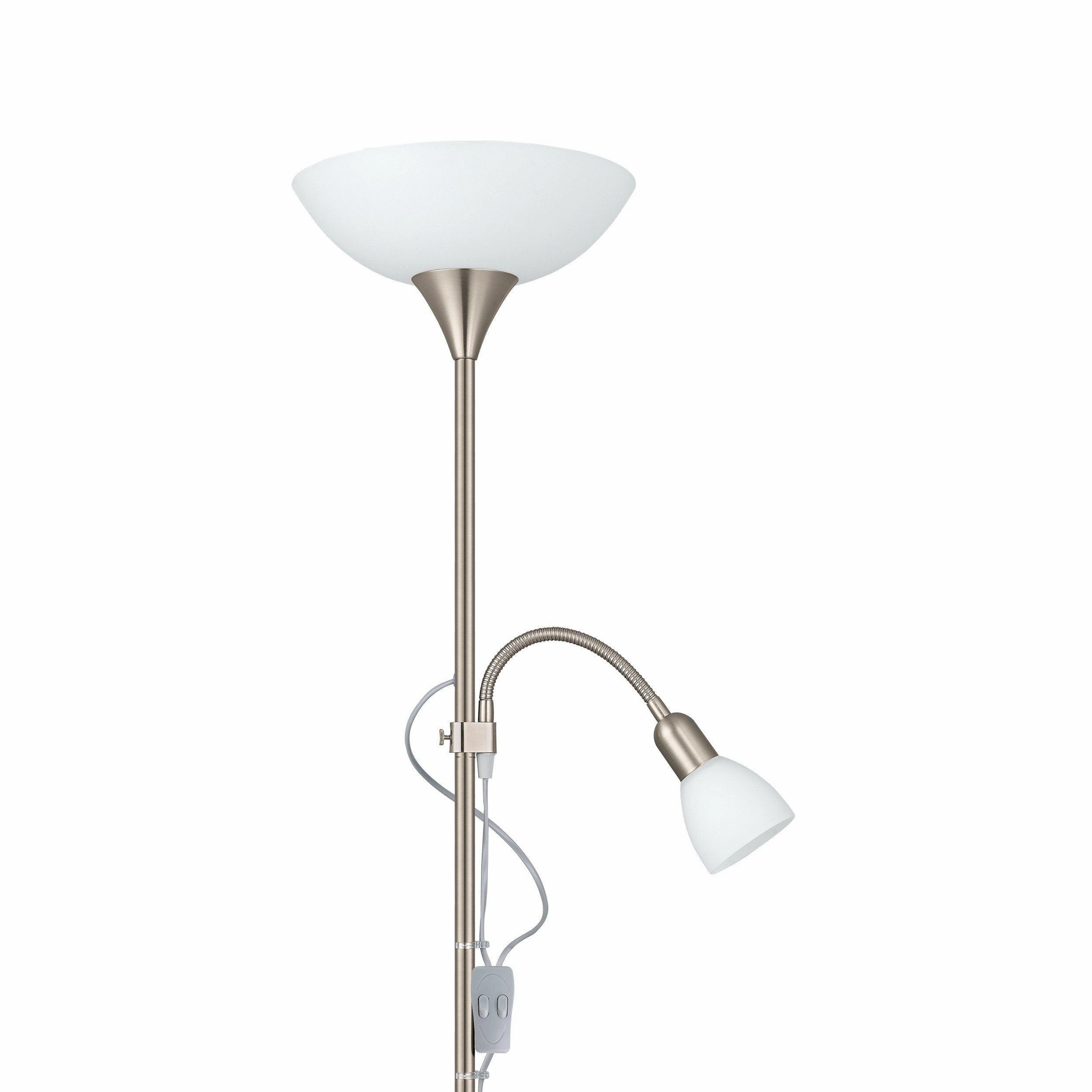 Eglo Up 2 Mother & Child Nickel Floor Lamp