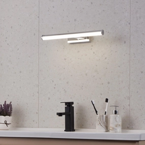 Eglo Vadumi Chrome LED Bathroom Wall light - IP44 vintage desk lamp
