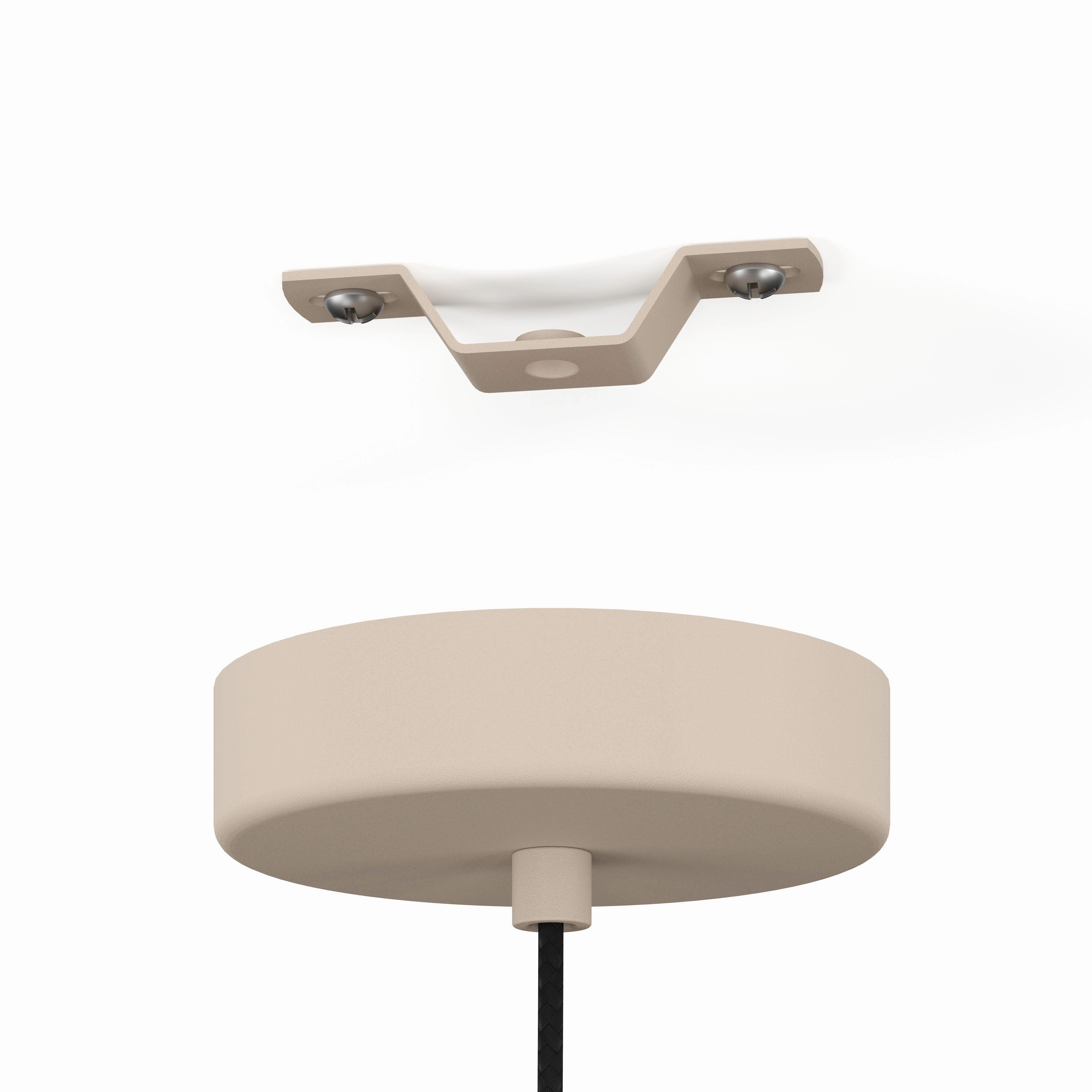Eglo Valdiola Round Sand & Brass Ceiling Pendant
