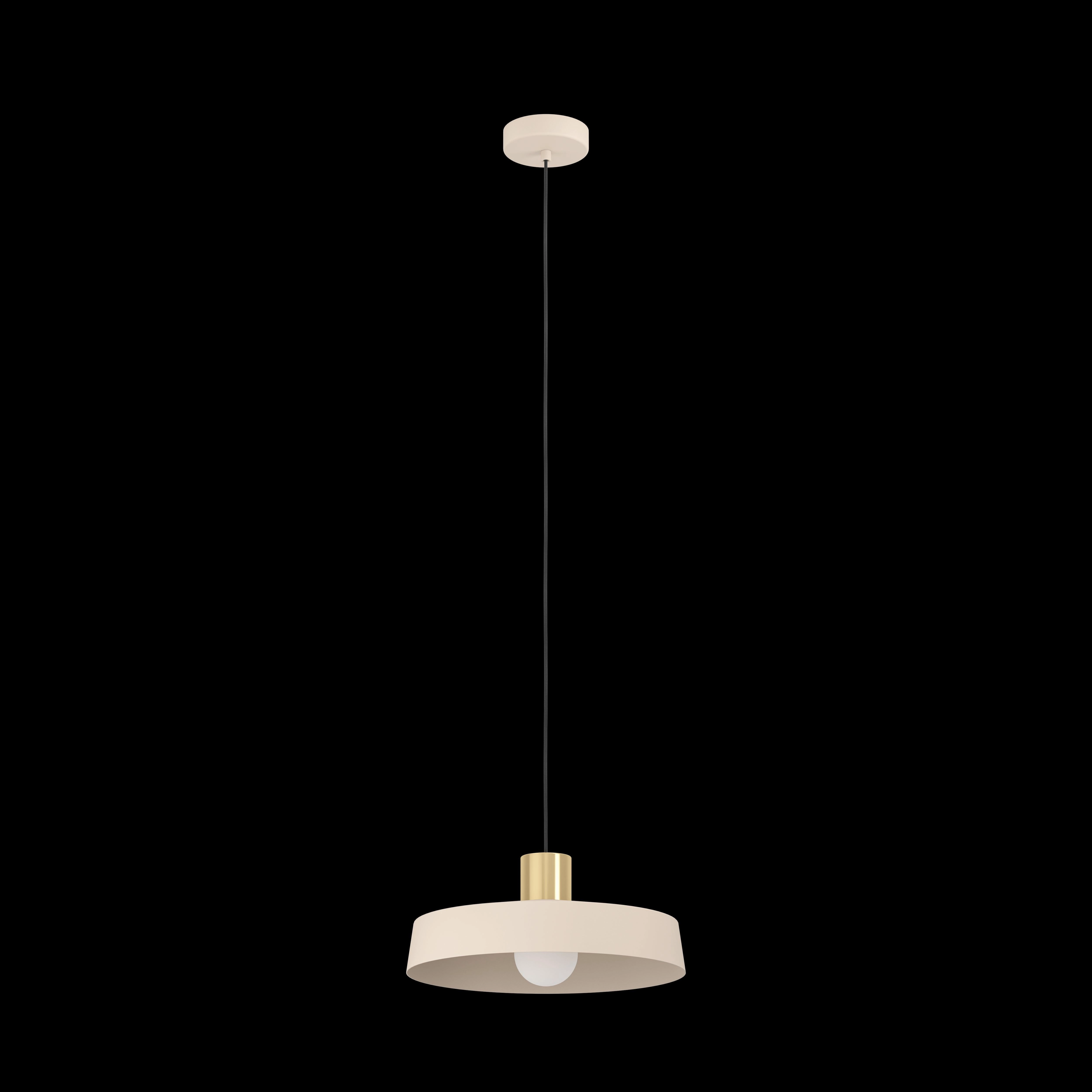 Eglo Valdiola Round Sand & Brass Ceiling Pendant