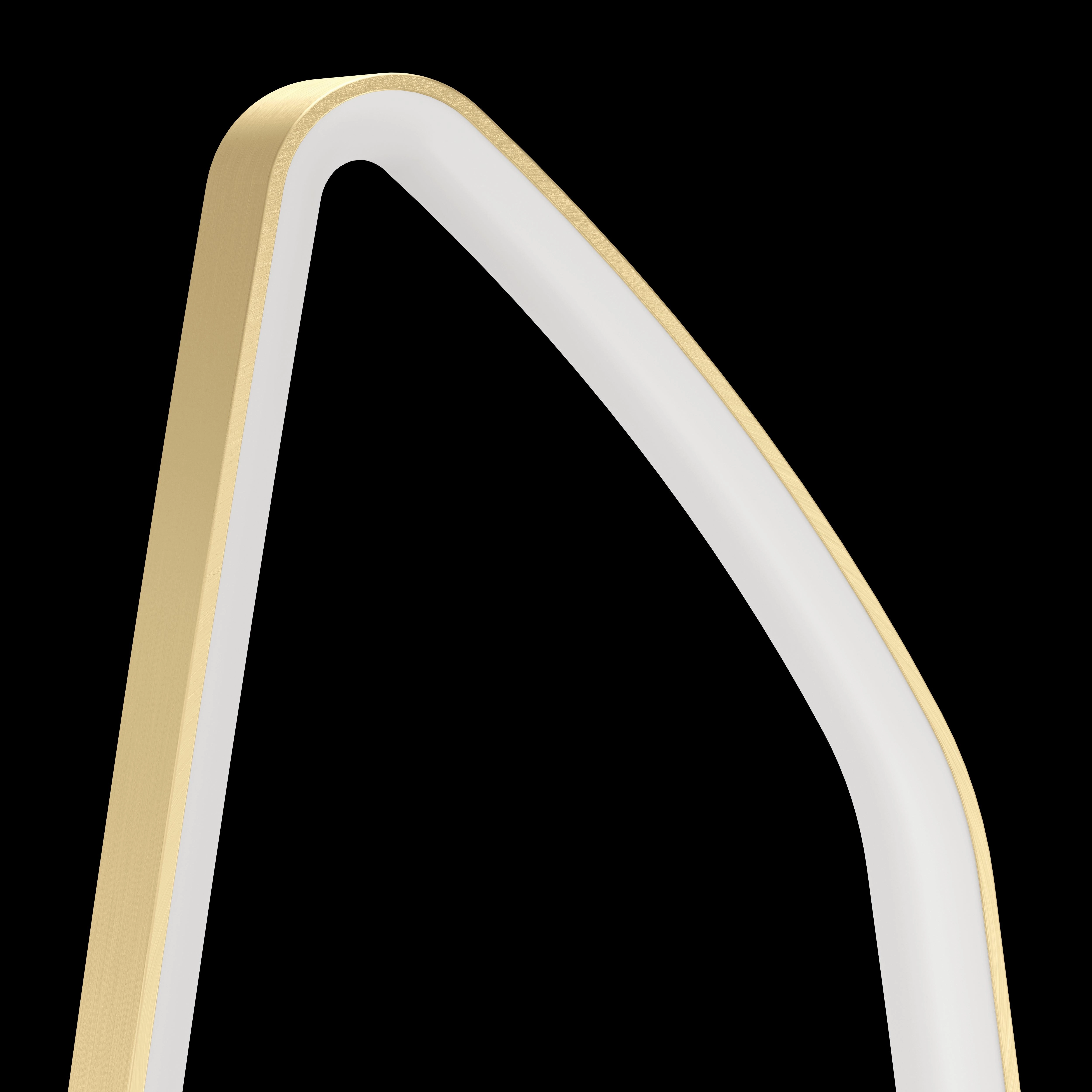 Eglo Vallerosa Brass LED Modern Floor Lamp