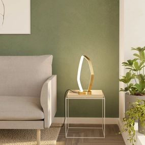 Eglo Vallerosa Gold LED Table Lamp energy-saving LED light