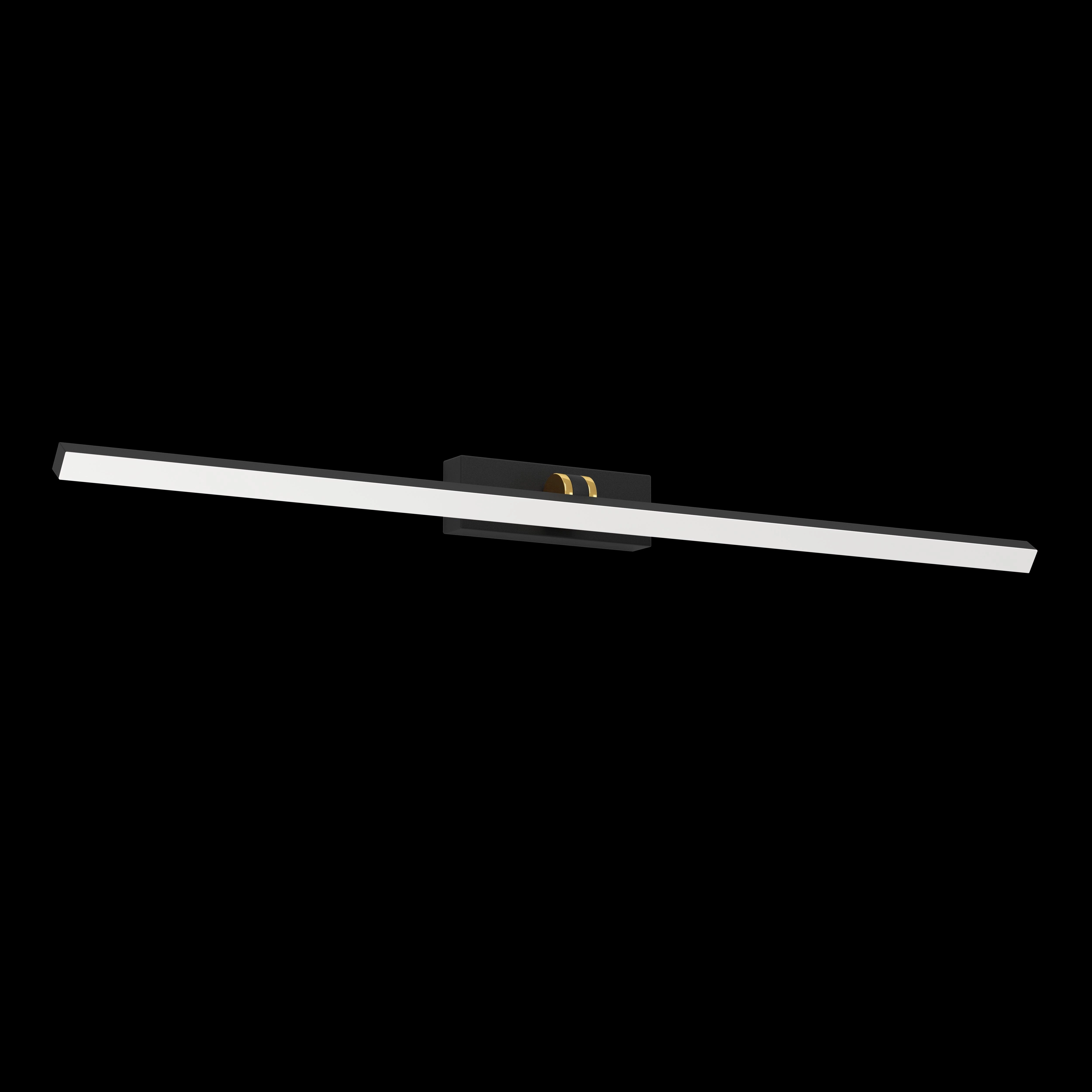 Eglo Verdello IP44 Black LED Bathroom Wall / Mirror Light - 60cm