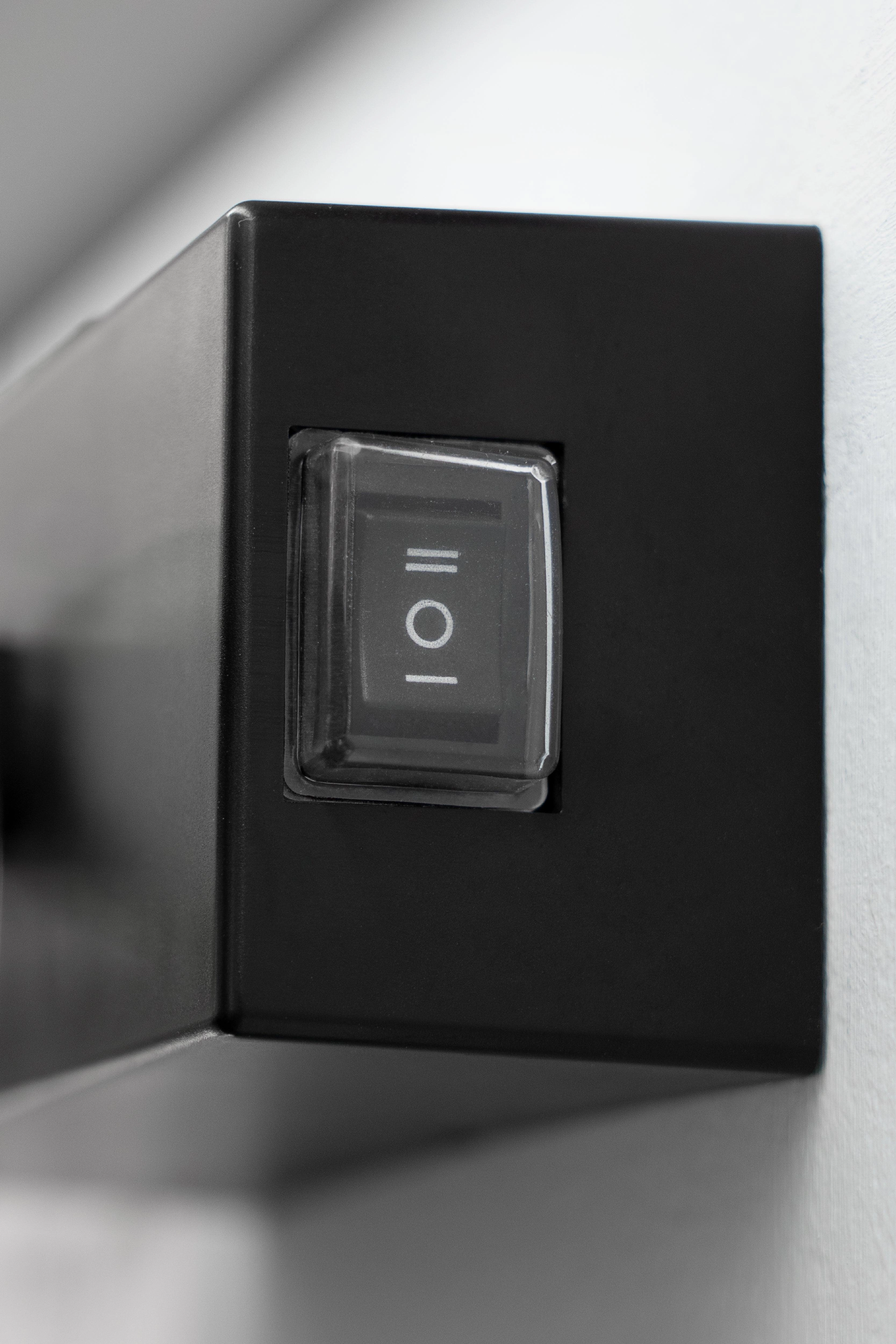 Eglo Verdello IP44 Black LED Bathroom Wall / Mirror Light - 60cm