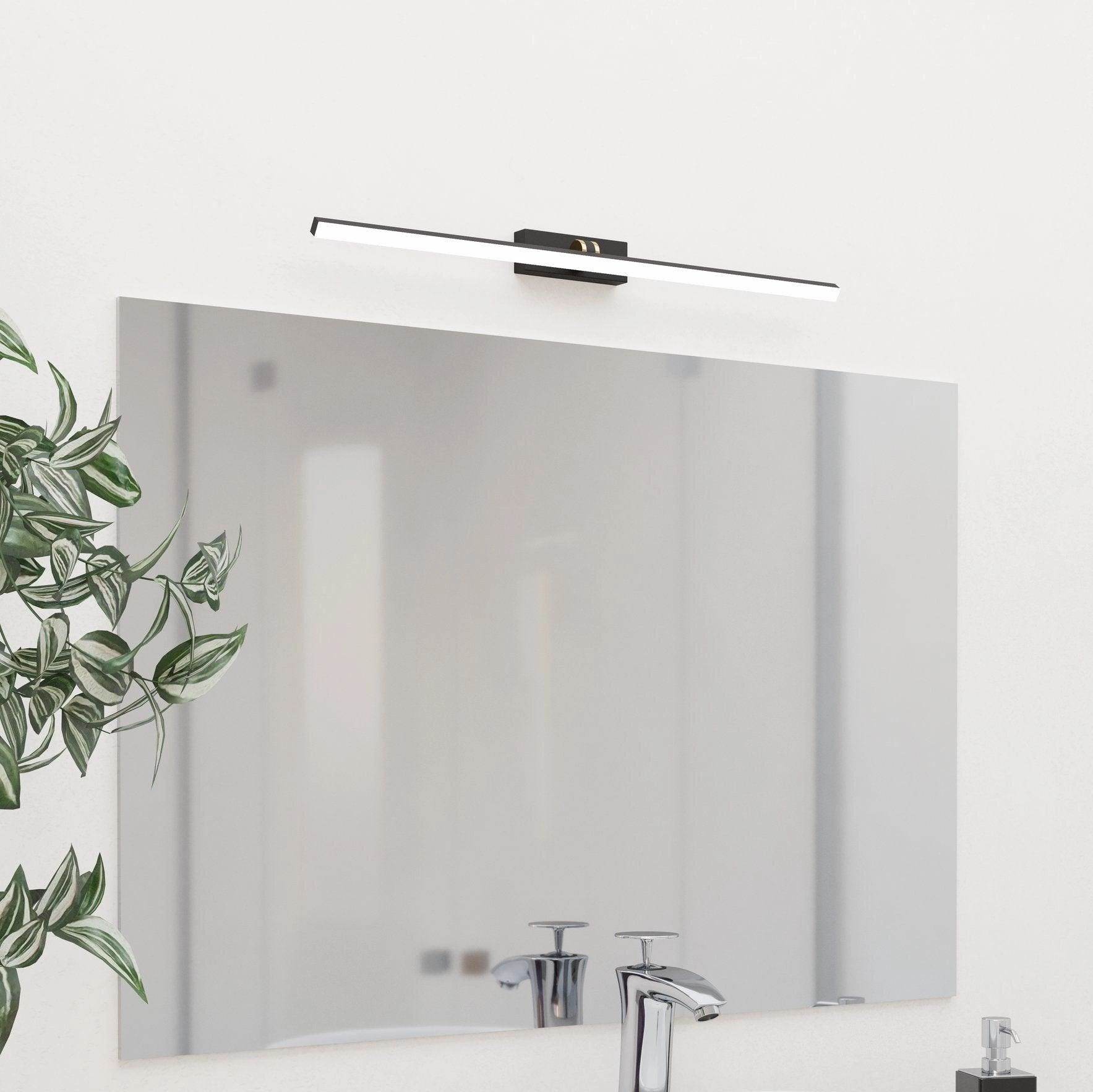 Eglo Verdello IP44 Black LED Bathroom Wall / Mirror Light - 60cm vintage desk lamp