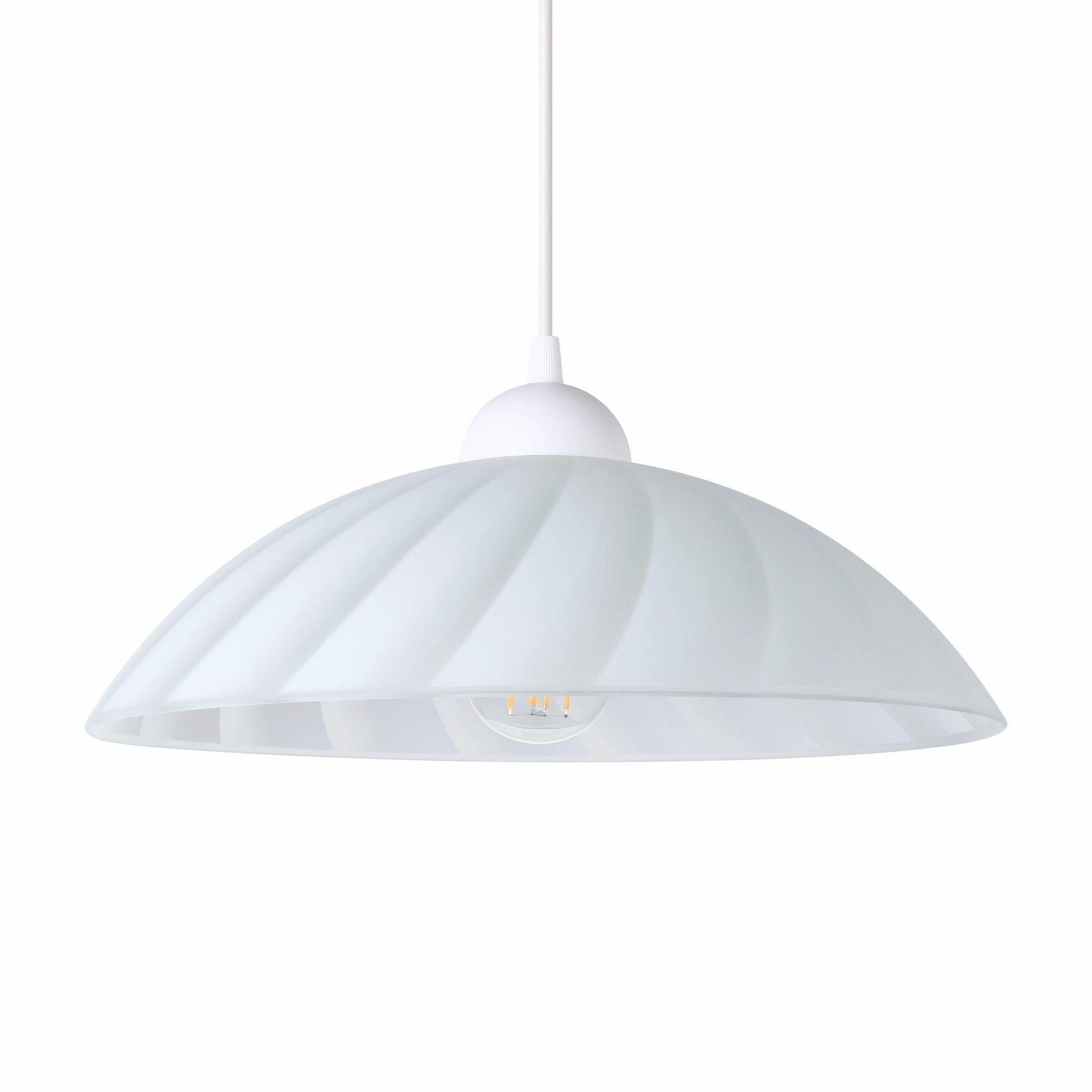 Eglo Vetro Round Satin Glass Ceiling Pendant