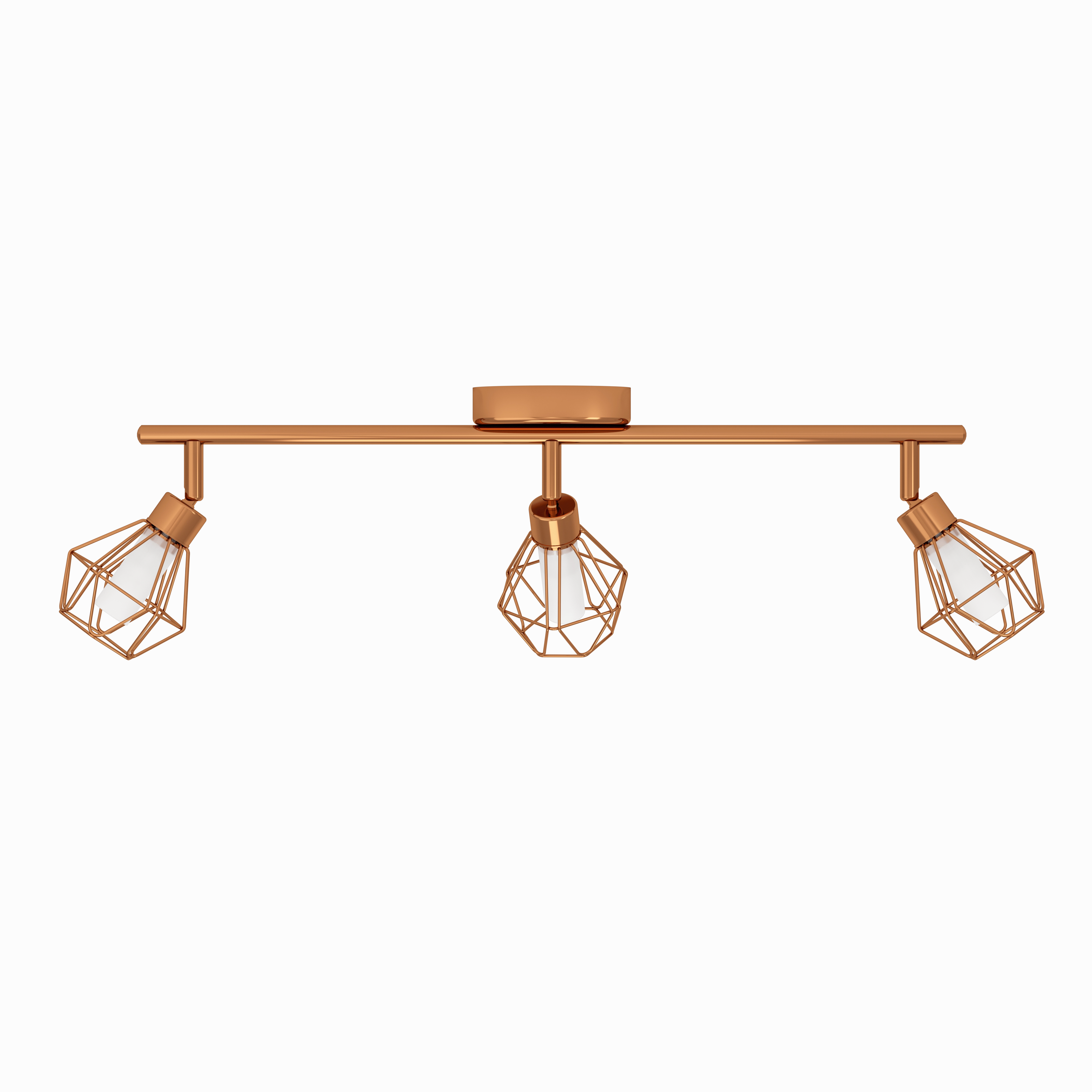 Eglo Zapata Copper Wire Caged 3 Light Bar Spotlight