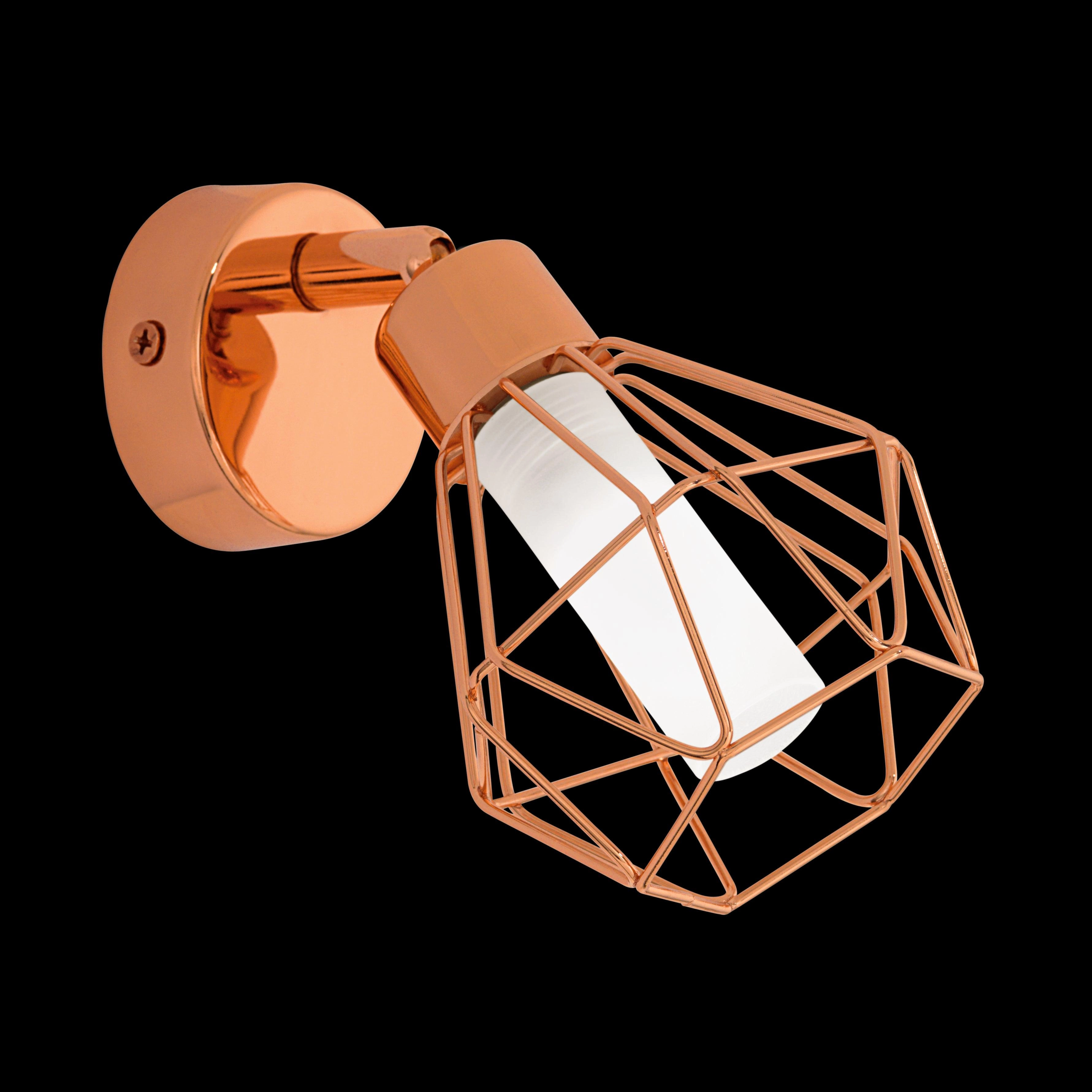 Eglo Zapata Copper Wire Caged Wall Spotlight