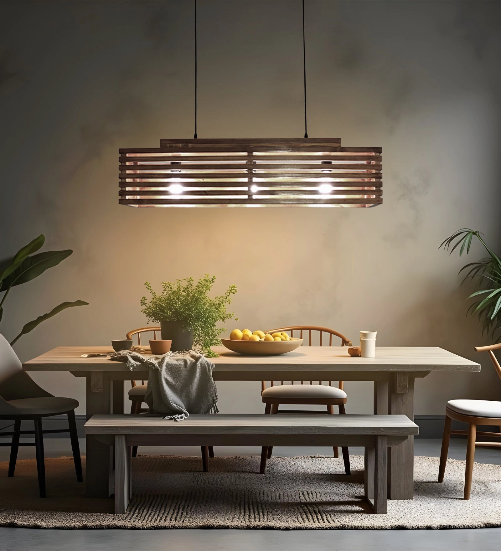 Elegant Centrum Brown Series Hanging Lamp (BULB NOT INCLUDED) decorative ceiling fixture