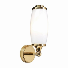 Eliot Polished Brass Finish Solid Brass Bathroom Wall Light vintage desk lamp